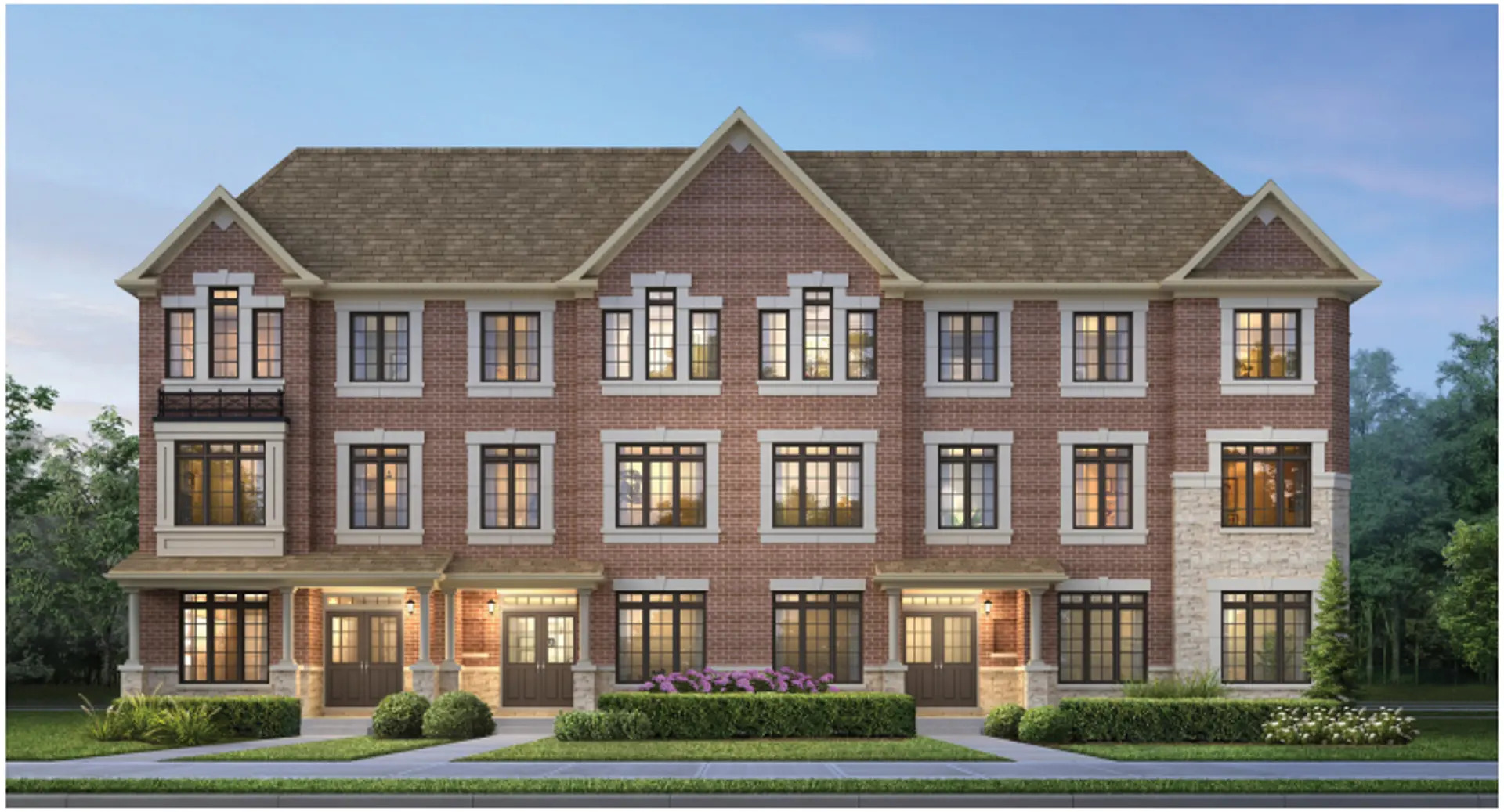 East Preserve Oakville Towns, Oakville. Artist’s rendering.