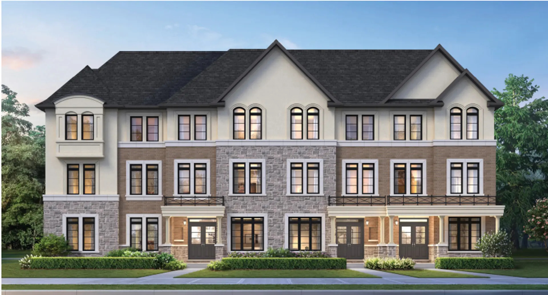 East Preserve Oakville Towns rendering 2