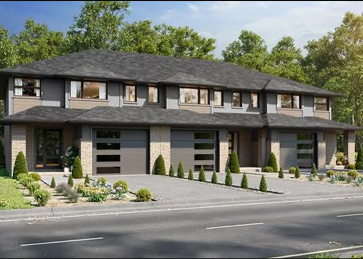 East Street Towns, Simcoe. Artist’s rendering.