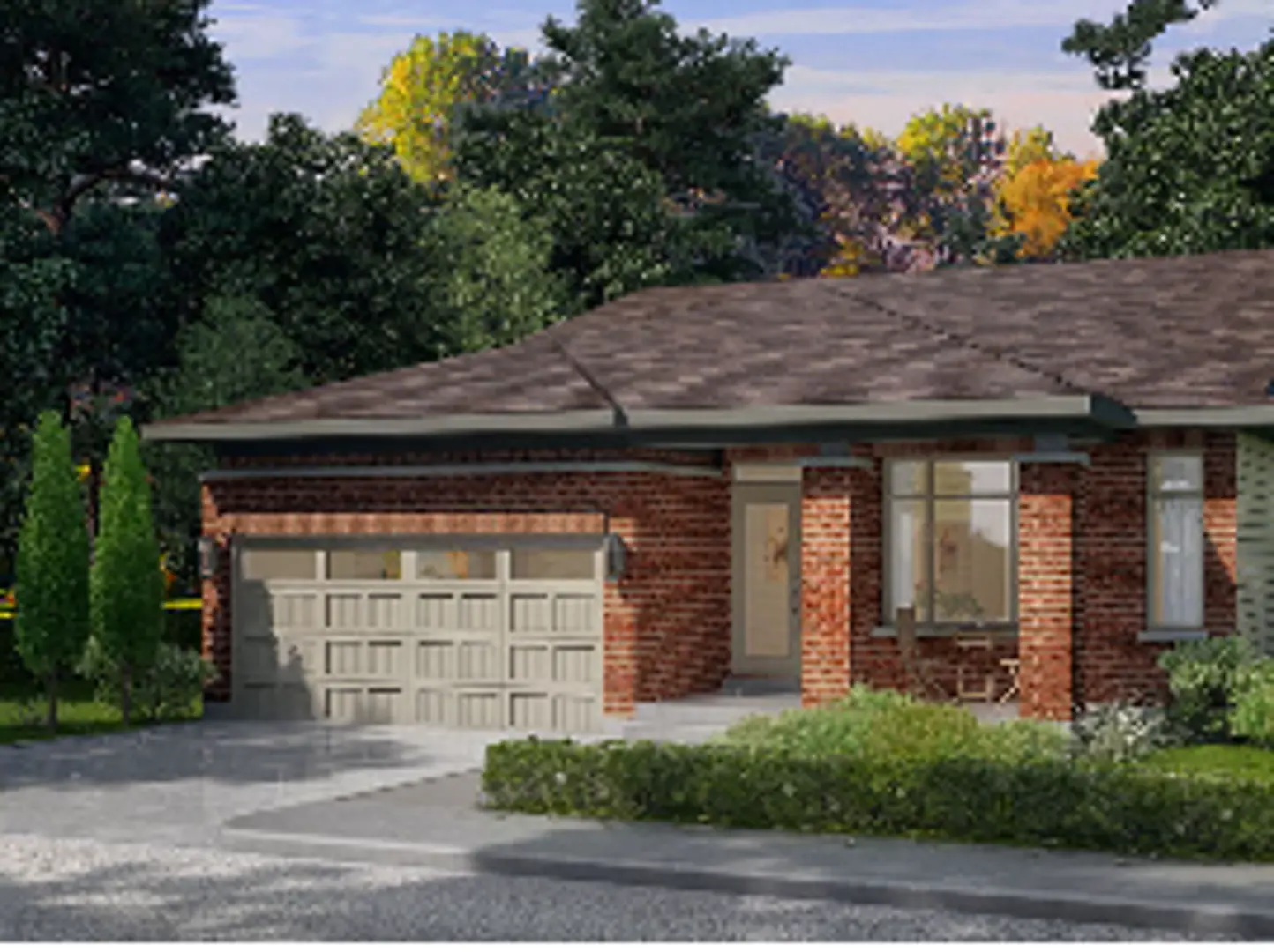 Eastboro - Phase 4 - Single-Family Homes, Ottawa. Artist’s rendering.