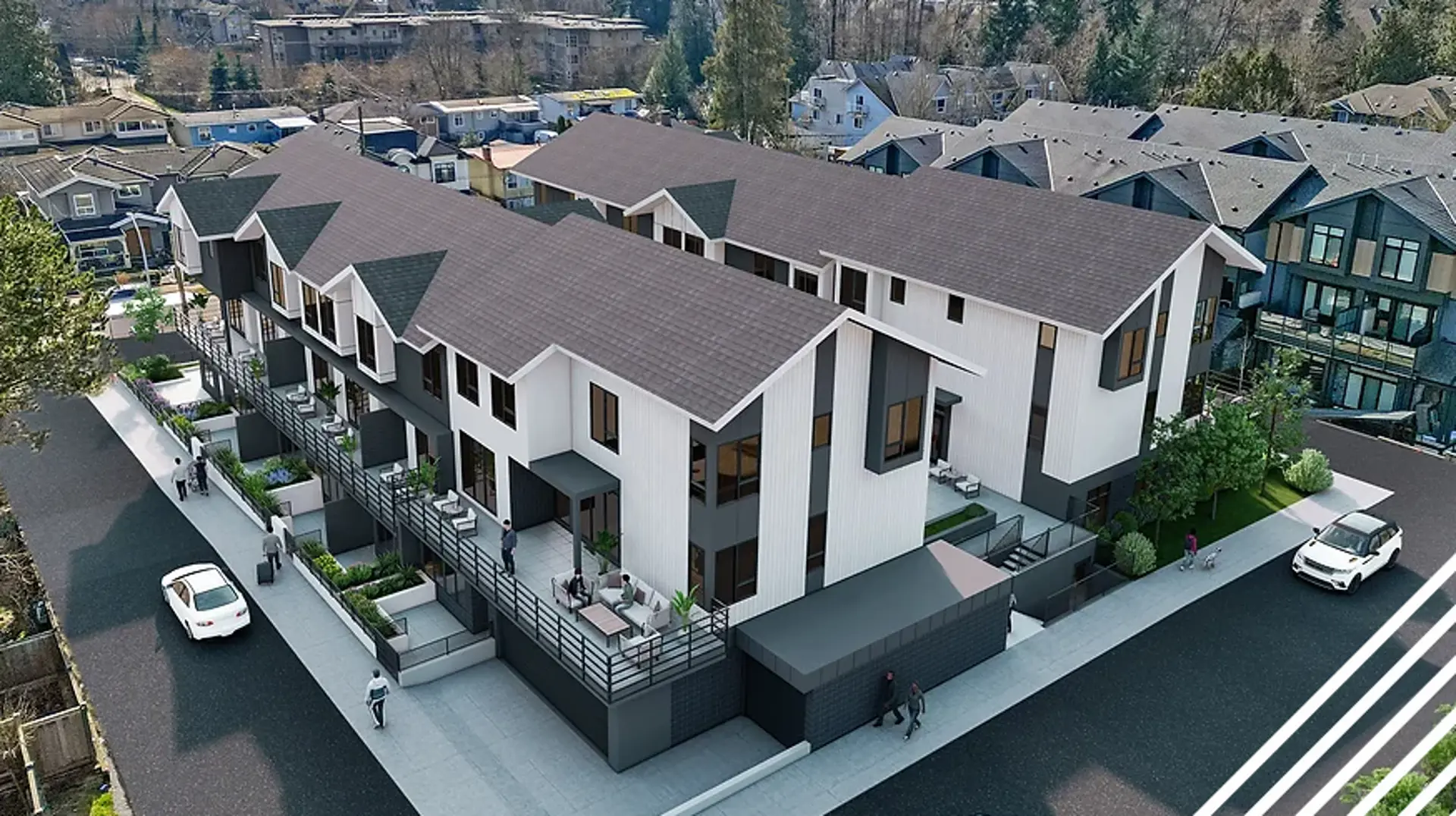 Element 2 Townhomes, Burnaby. Artist’s rendering.