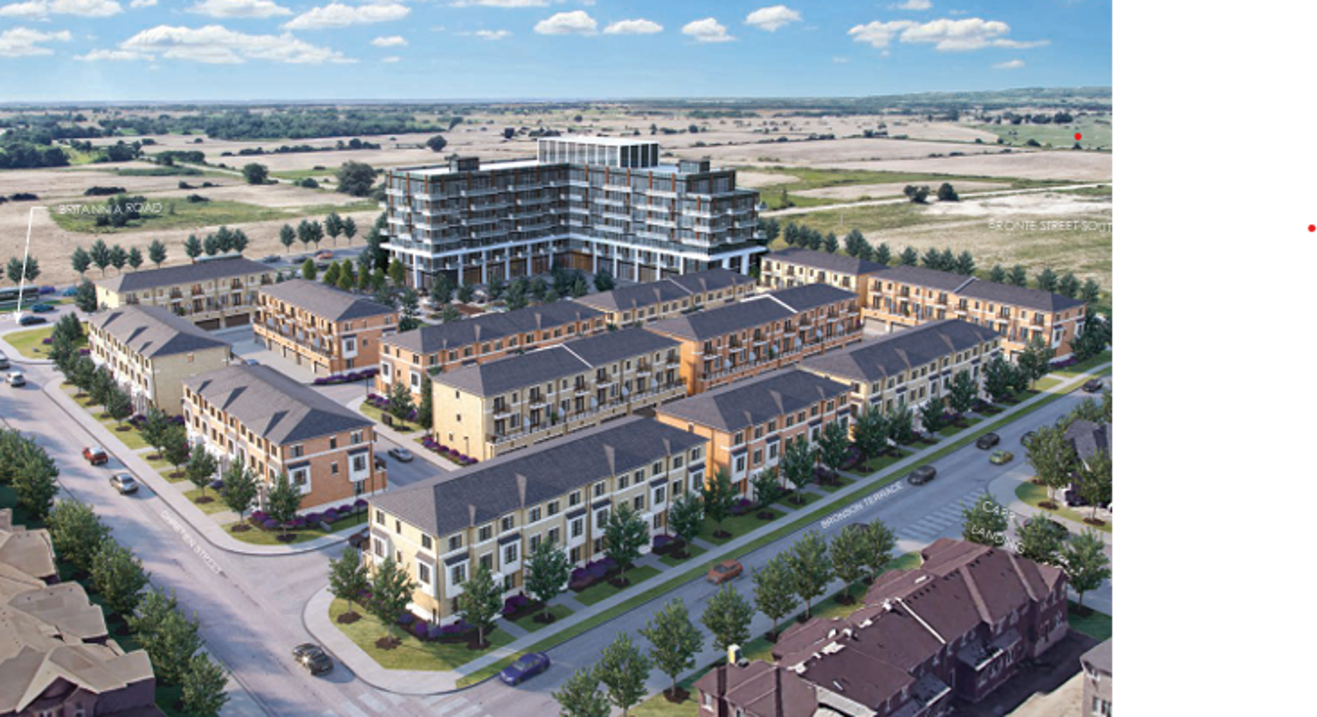 Elements - Townhomes, Milton. Artist’s rendering.