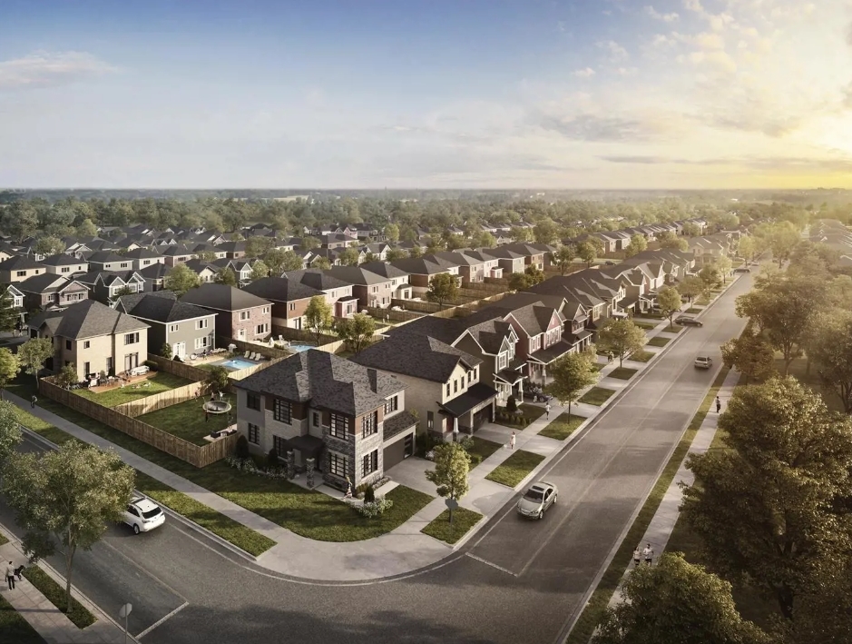 Empire Avalon Gateway Towns, Caledonia. Artist’s rendering.