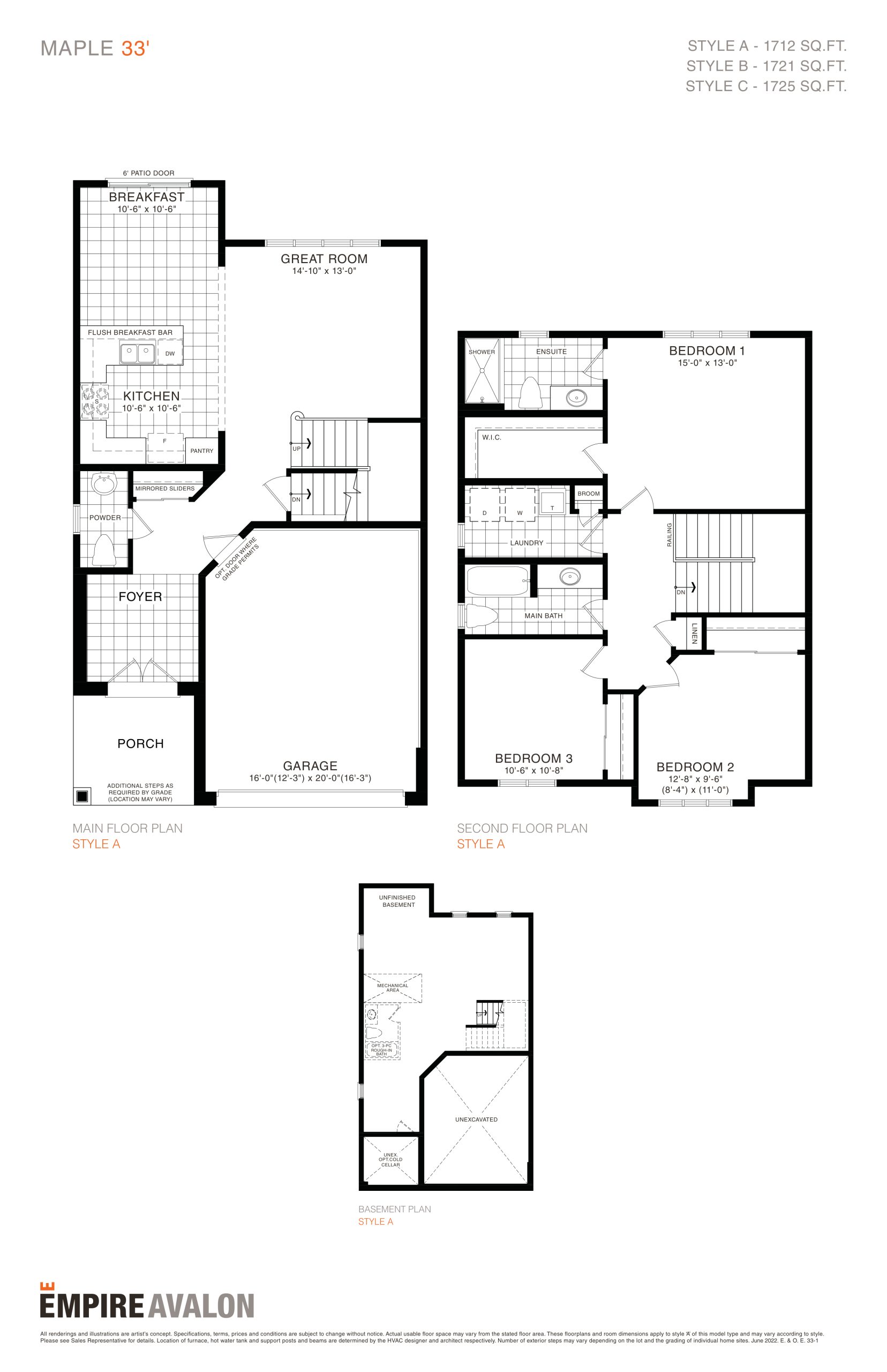 Maple 33 plan preview