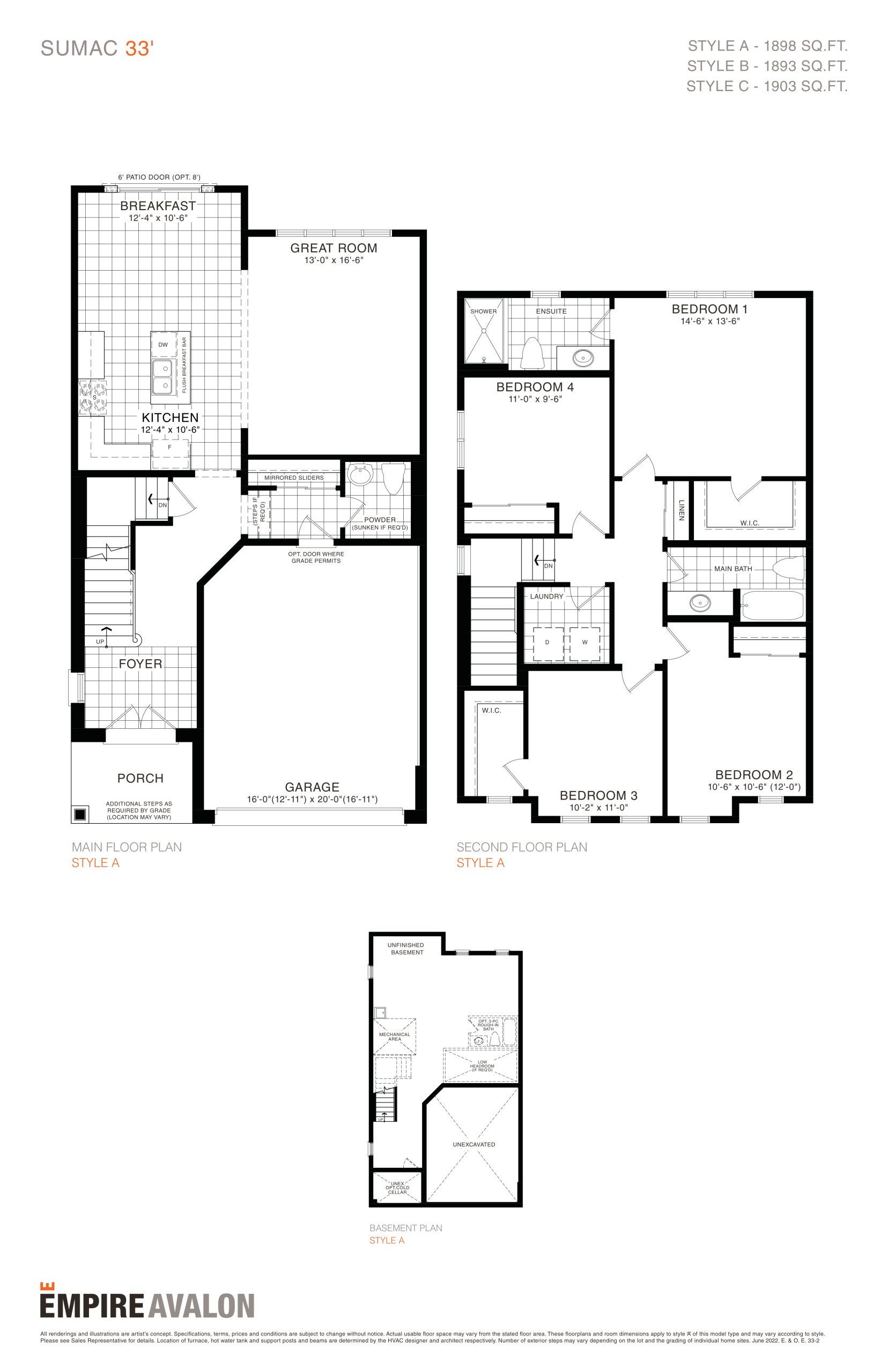 Sumac 33 plan preview