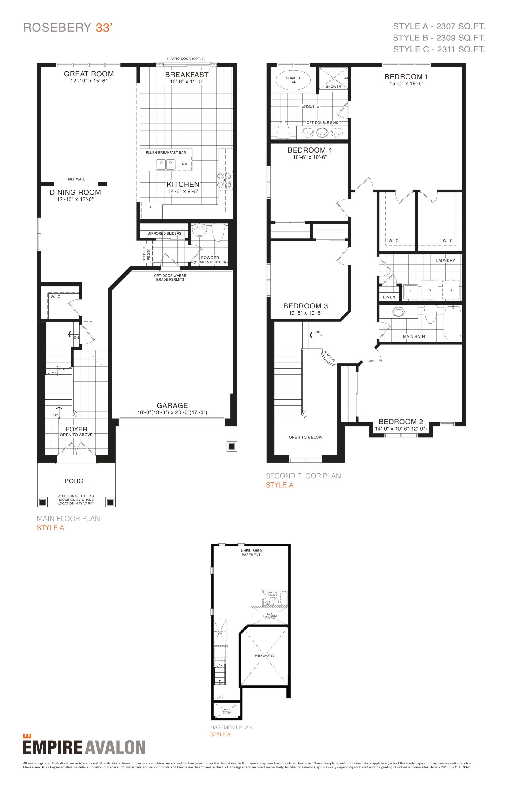 Roseberry 33' plan preview