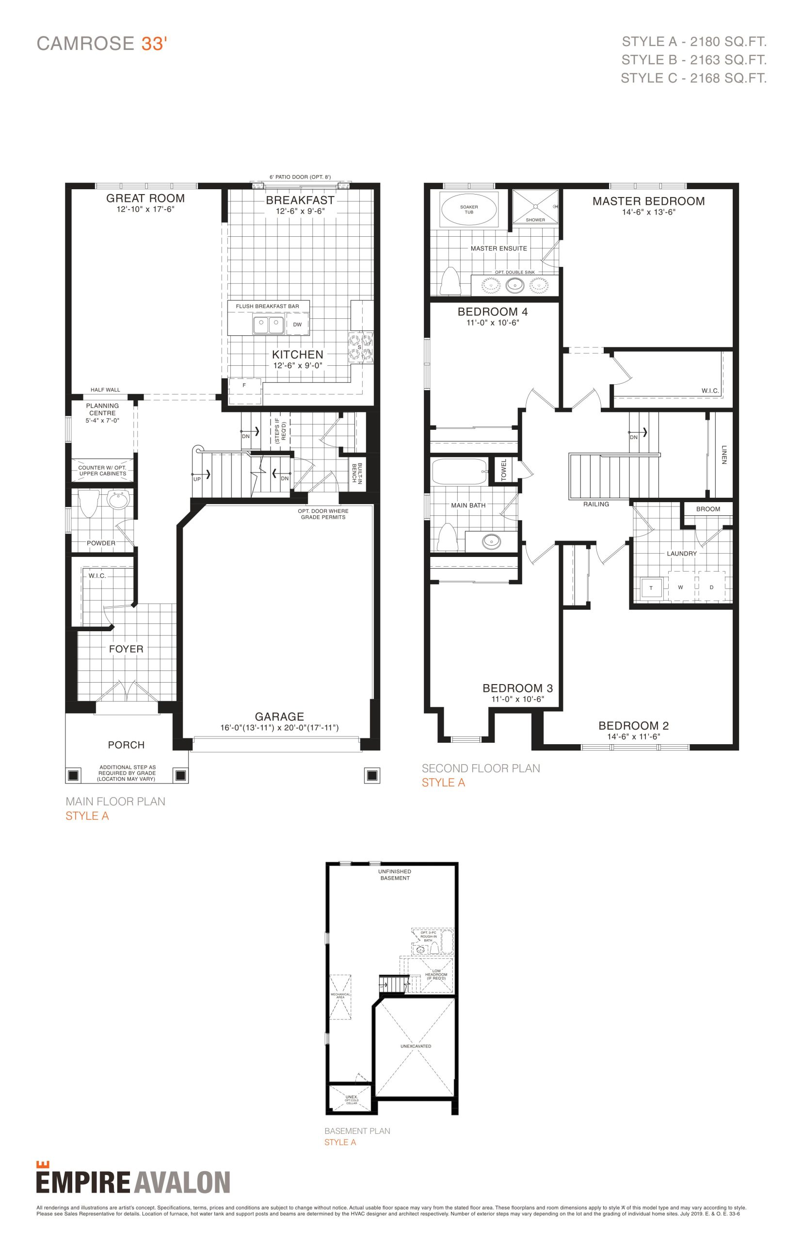 Camrose plan preview