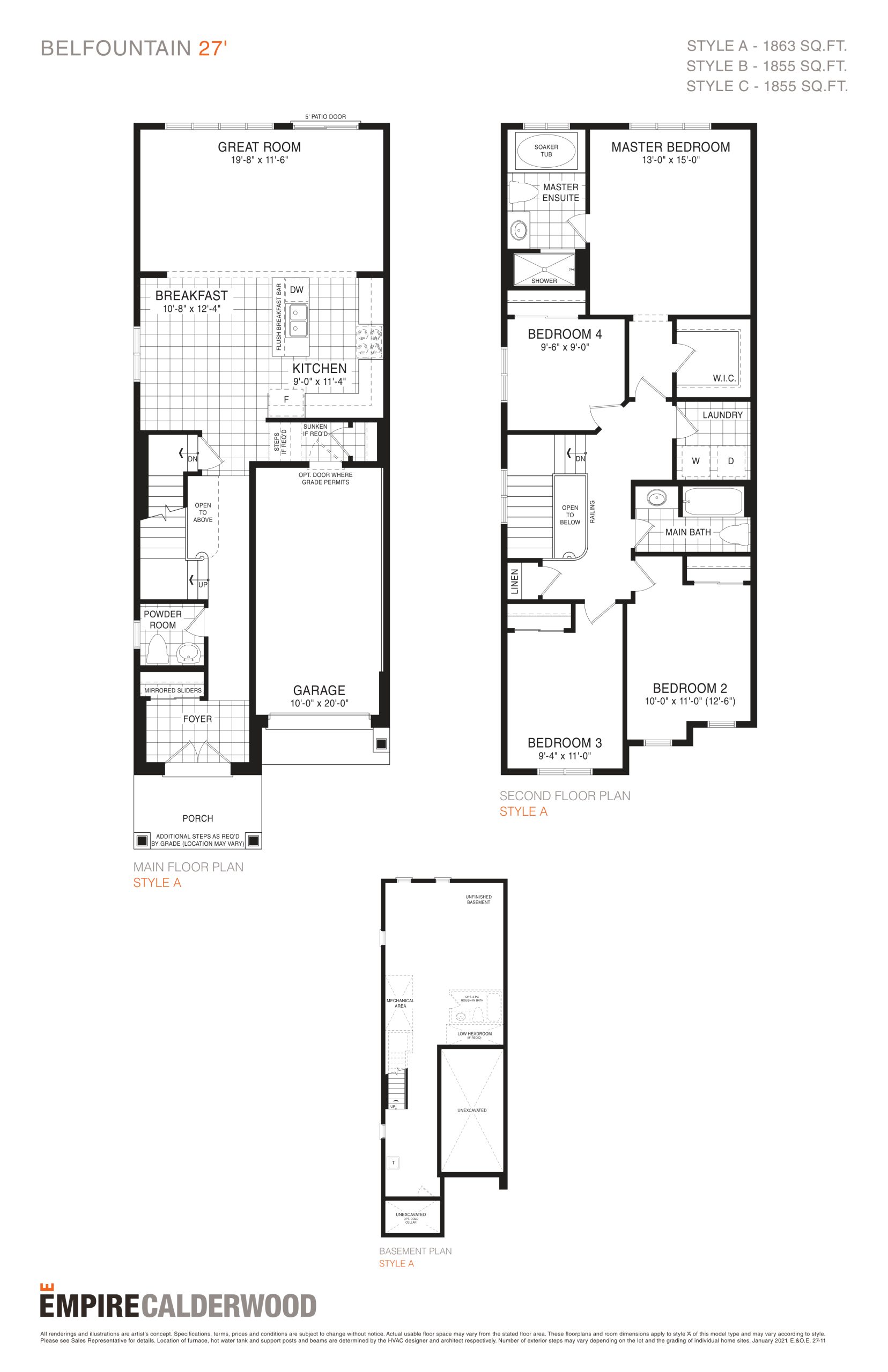 Belfountain 27' plan preview