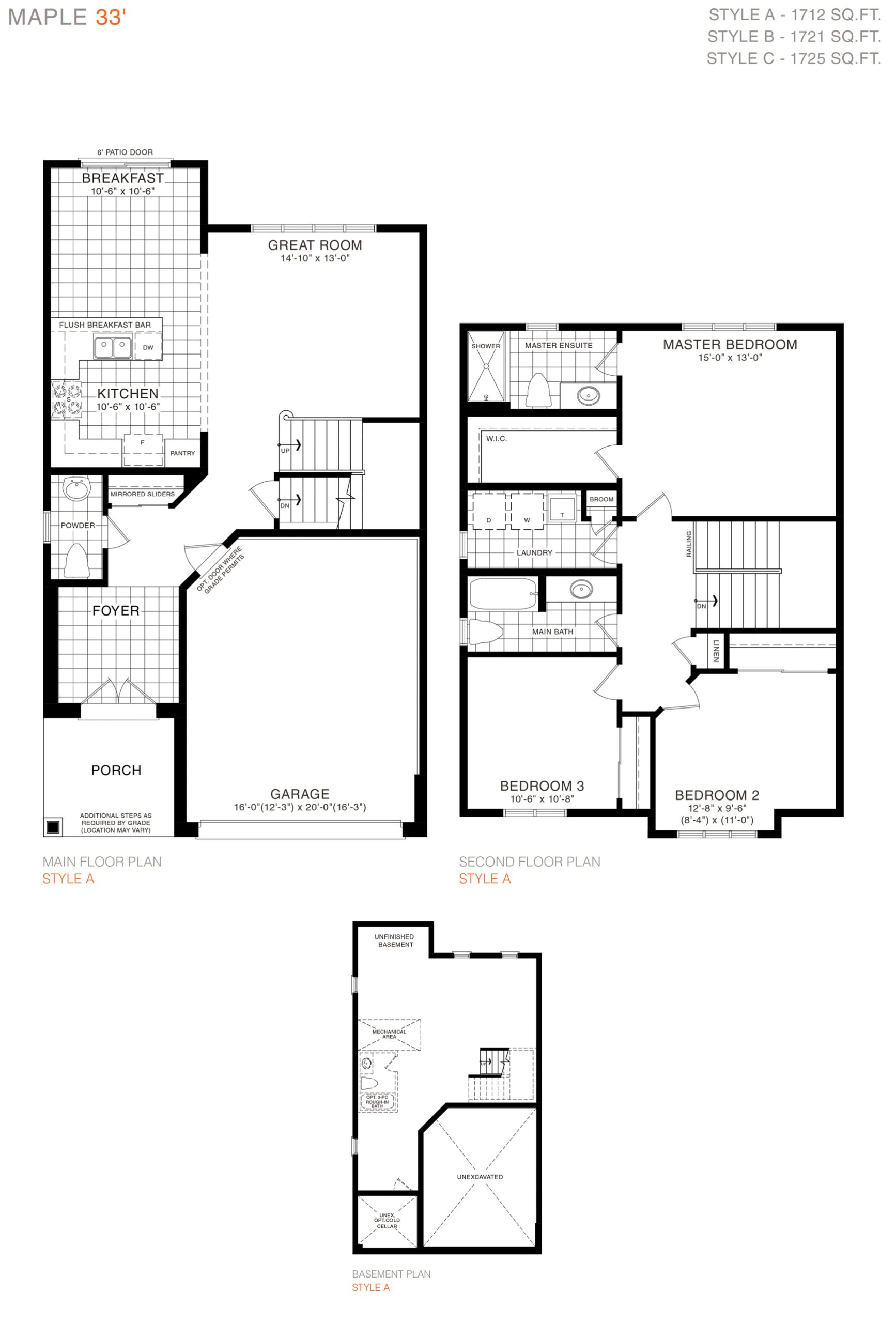 Maple 33' plan preview