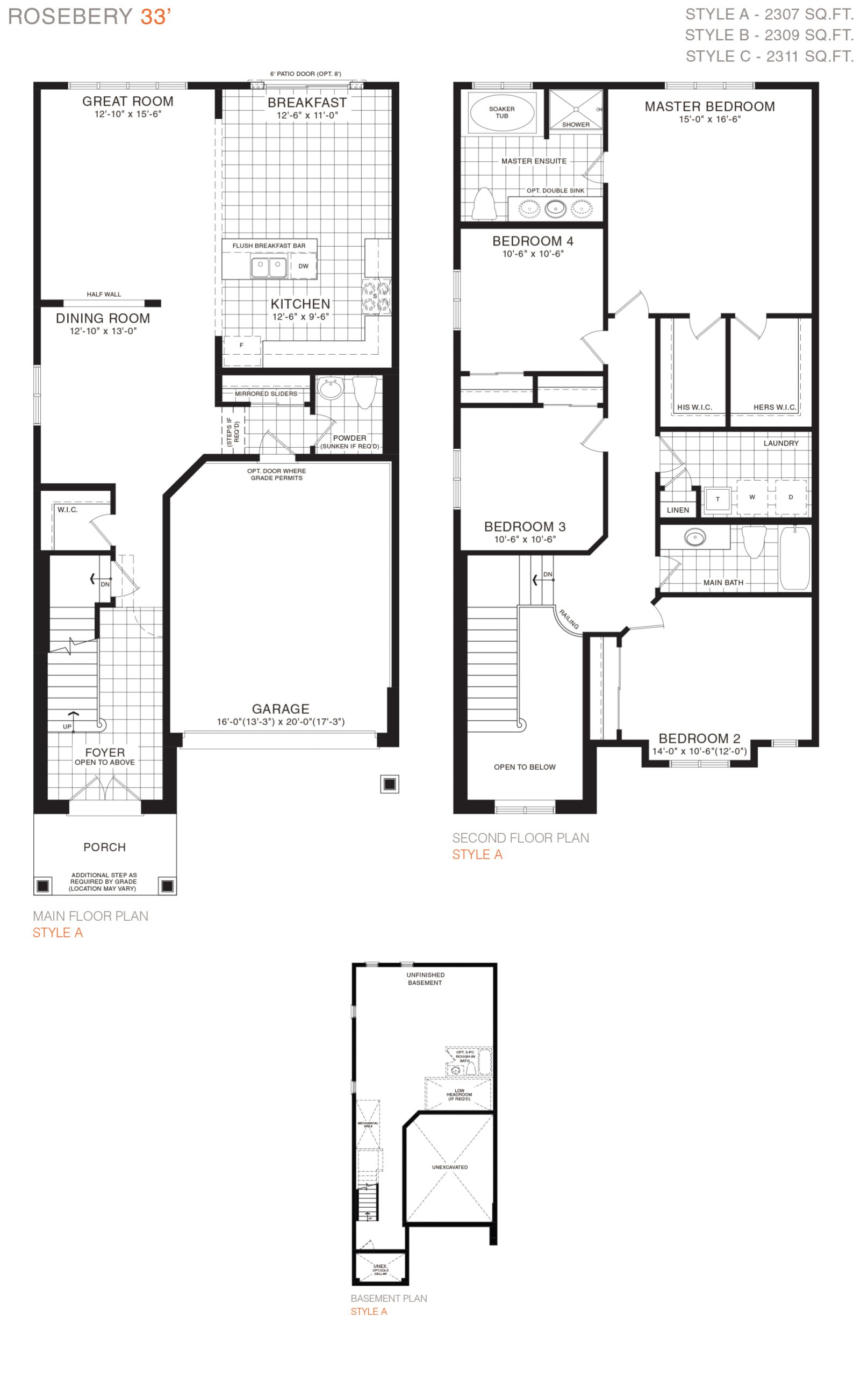 Roseberry 33' plan preview