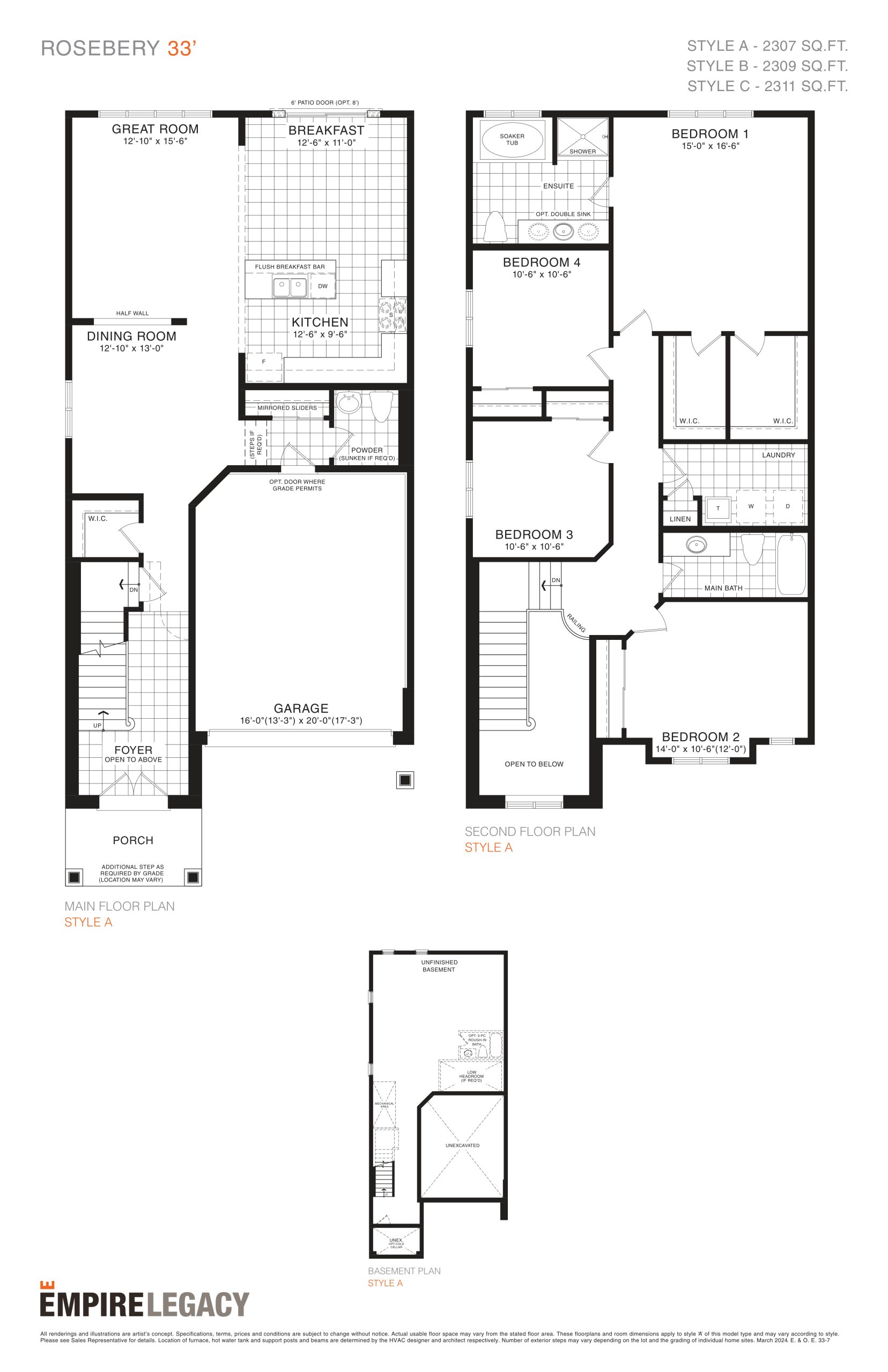 Rosebery 33' plan preview