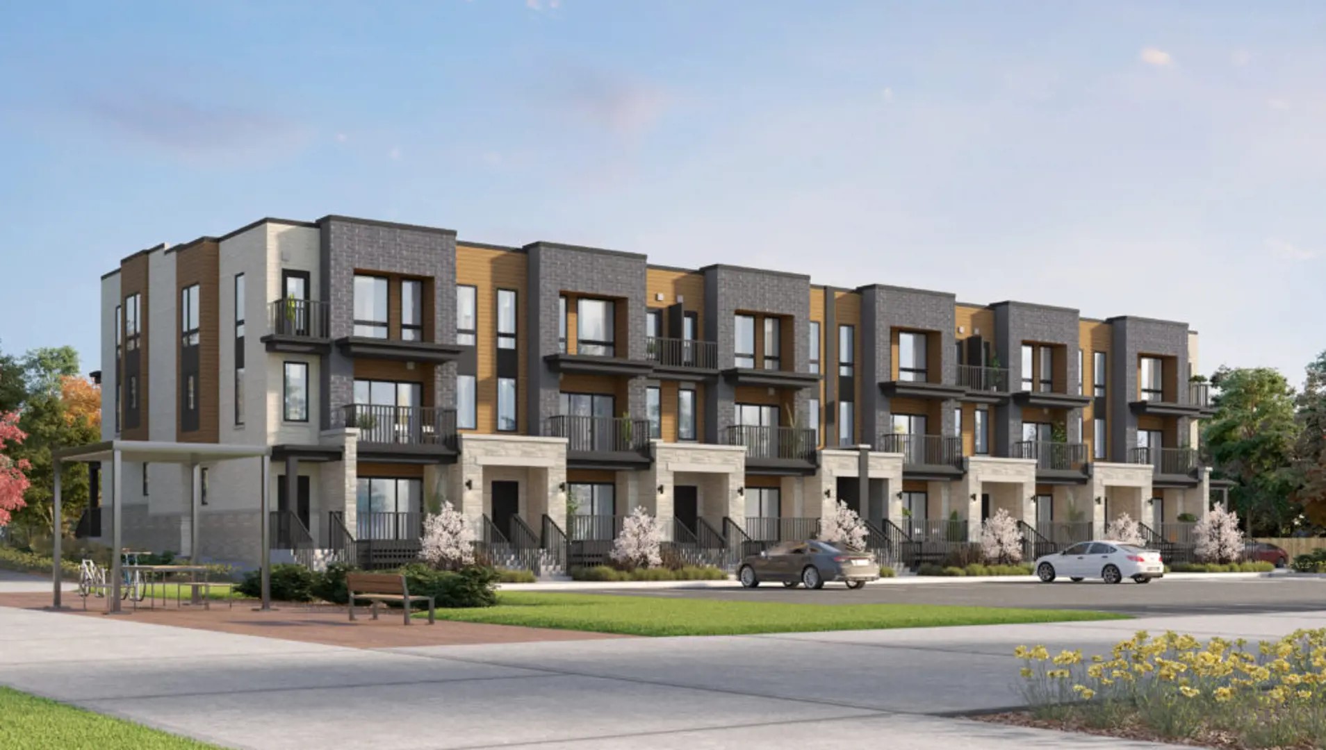 Erinbrook Towns, Kitchener. Artist’s rendering.