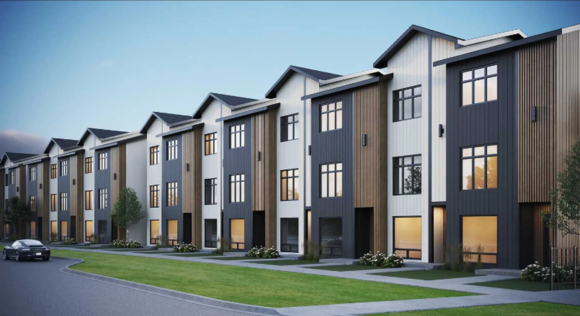 Esprit Heights Towns, Winnipeg. Artist’s rendering.
