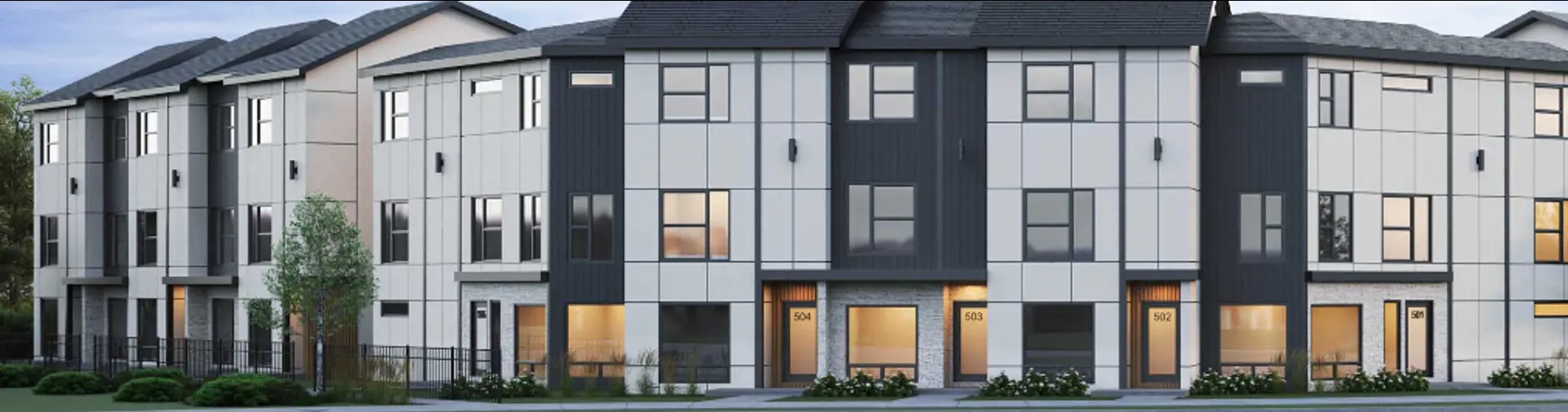 Esprit Heights Towns rendering 2