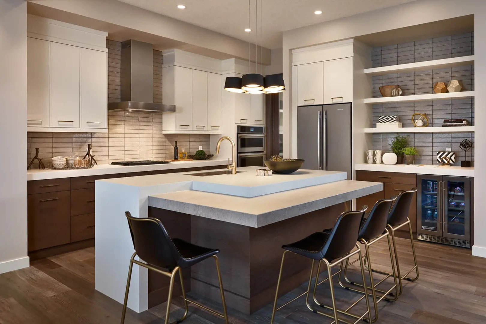 Estate in Rockland Park, Calgary. Artist’s rendering.