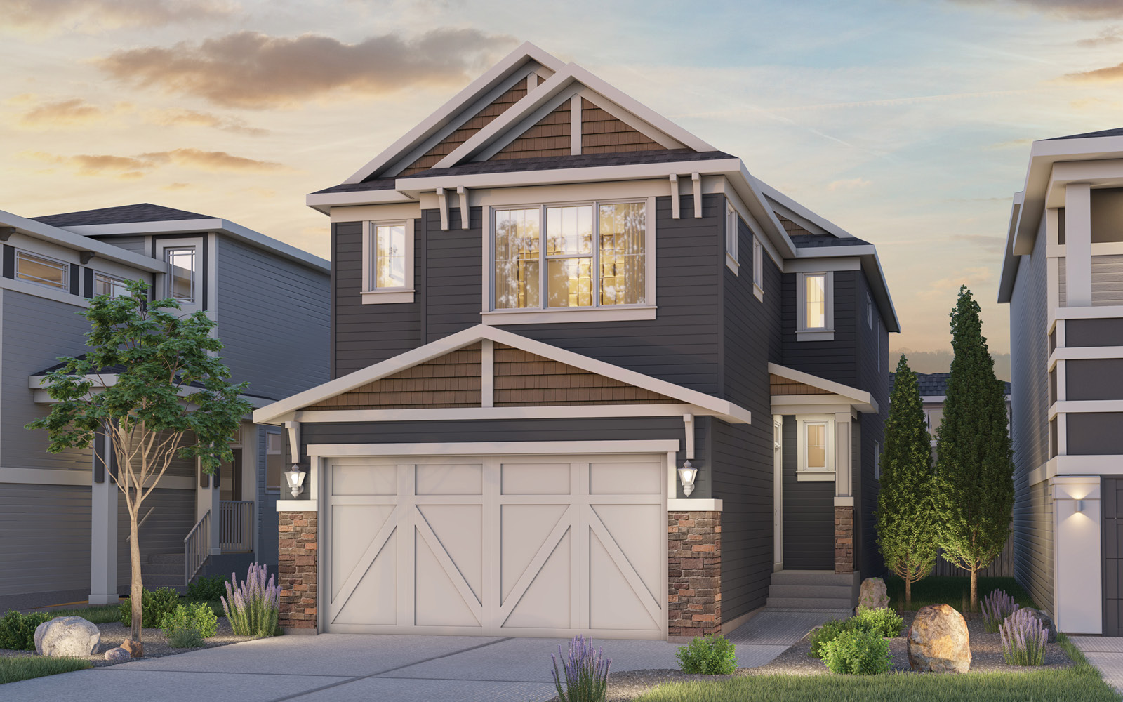 Front Garage Single Side Yard Collection - Purcell 24 plan preview