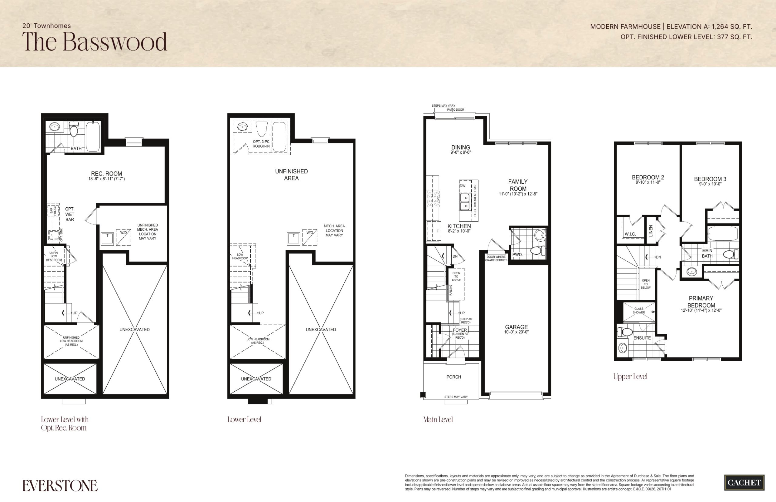 Basswood - Elevation A - 20TH-01 plan preview