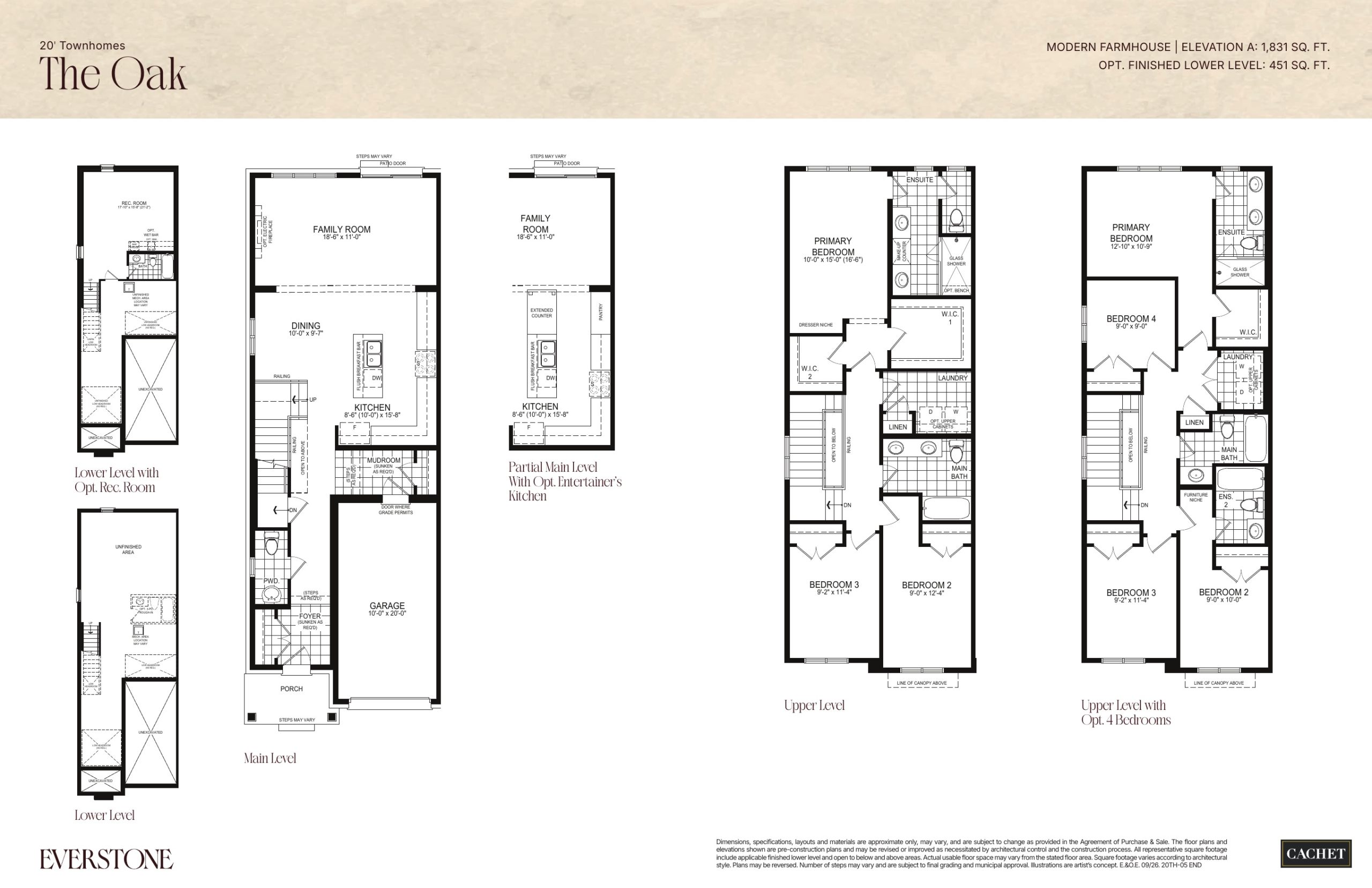 Oak End - Elevation A - 20TH-05 END plan preview