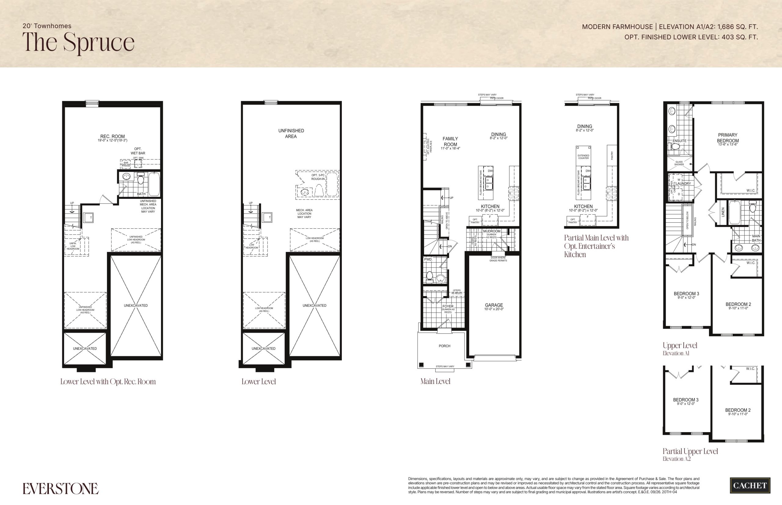 Spruce - Elevation A1 - 20TH-04 plan preview