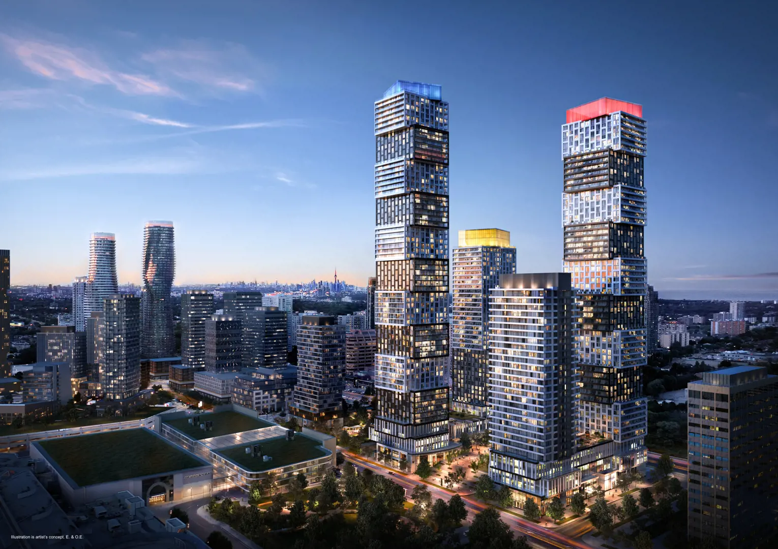 EX3, Mississauga. Artist’s rendering.