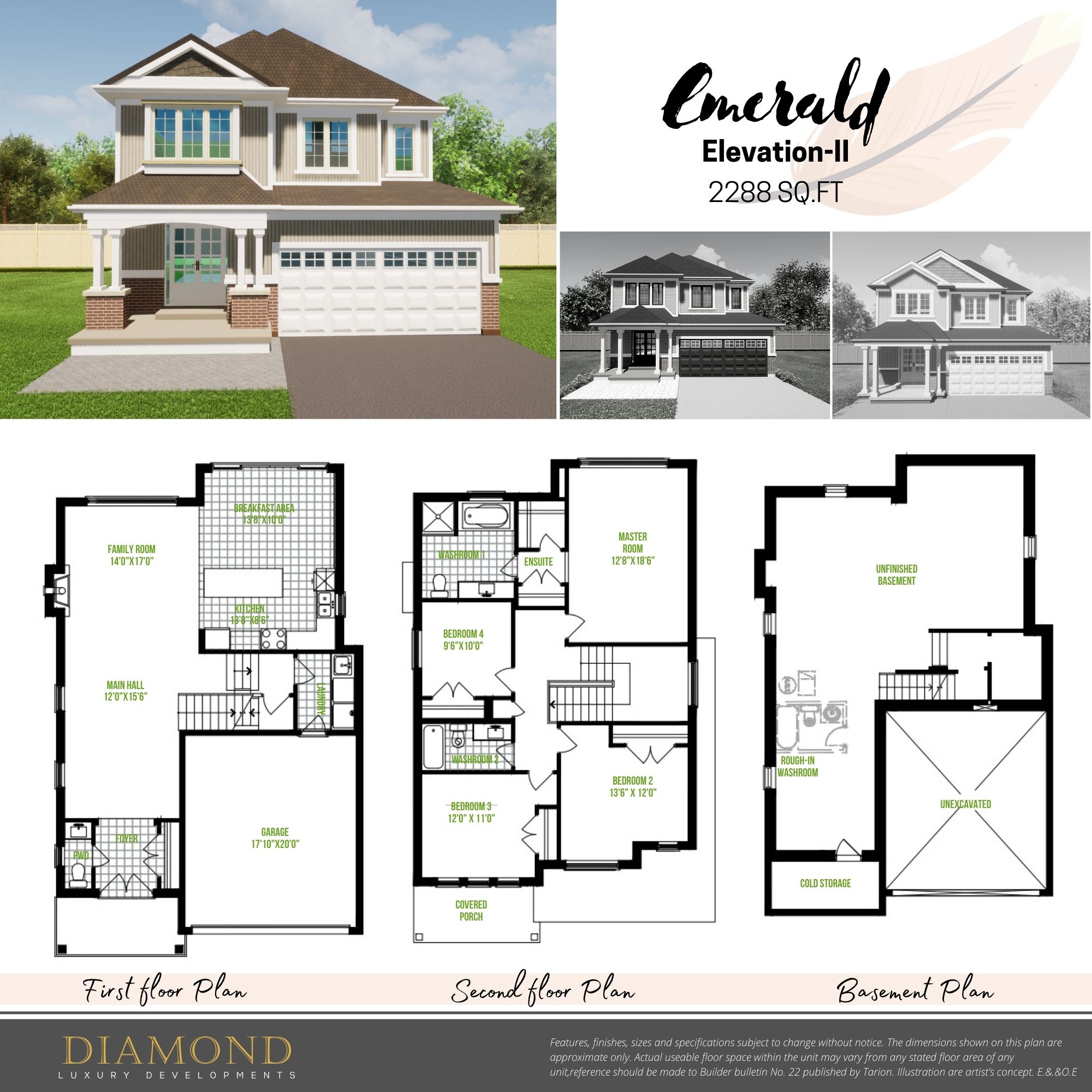 Emerald - Elev. II plan preview
