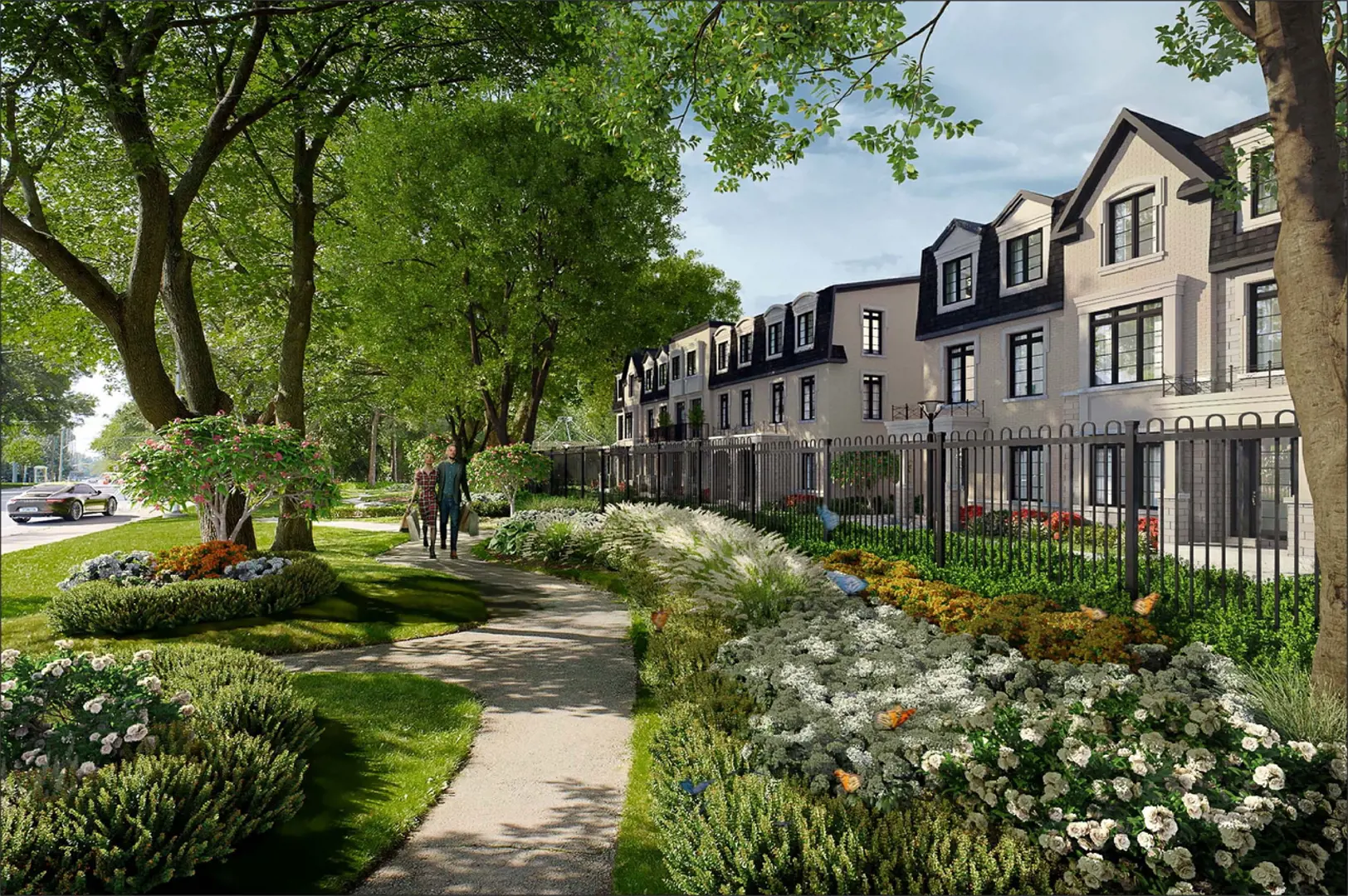 Flora - Townhomes, Oakville. Artist’s rendering.