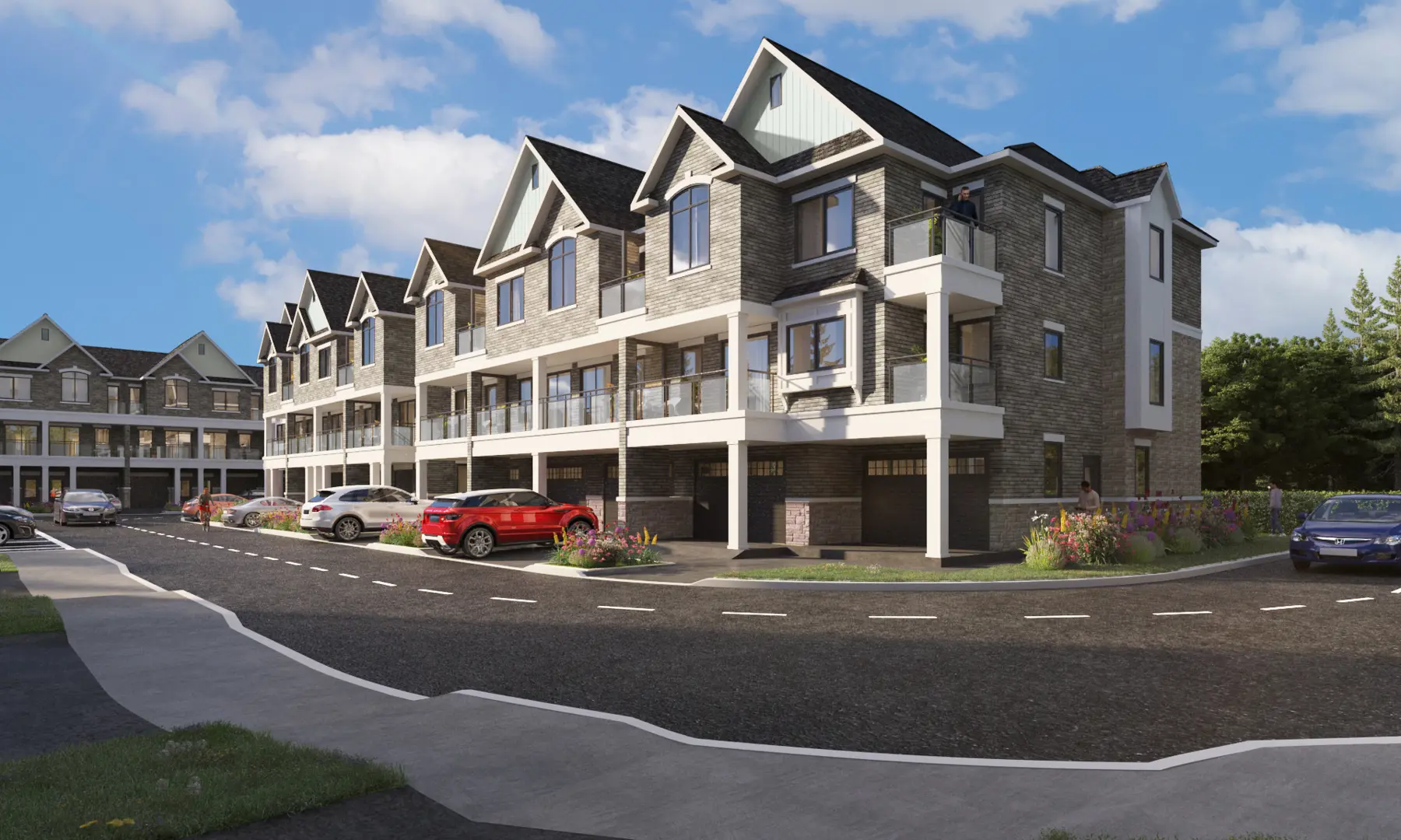 Forestlane Towns, Courtice. Artist’s rendering.