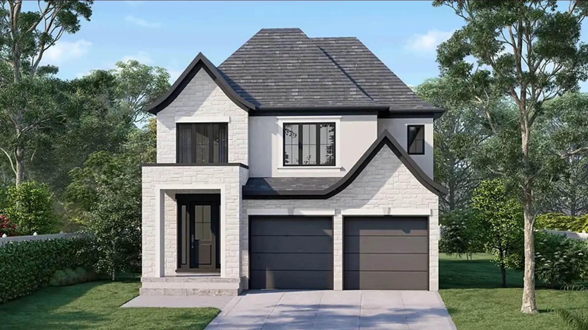 Fox Field North by Hazelwood Homes, London. Artist’s rendering.