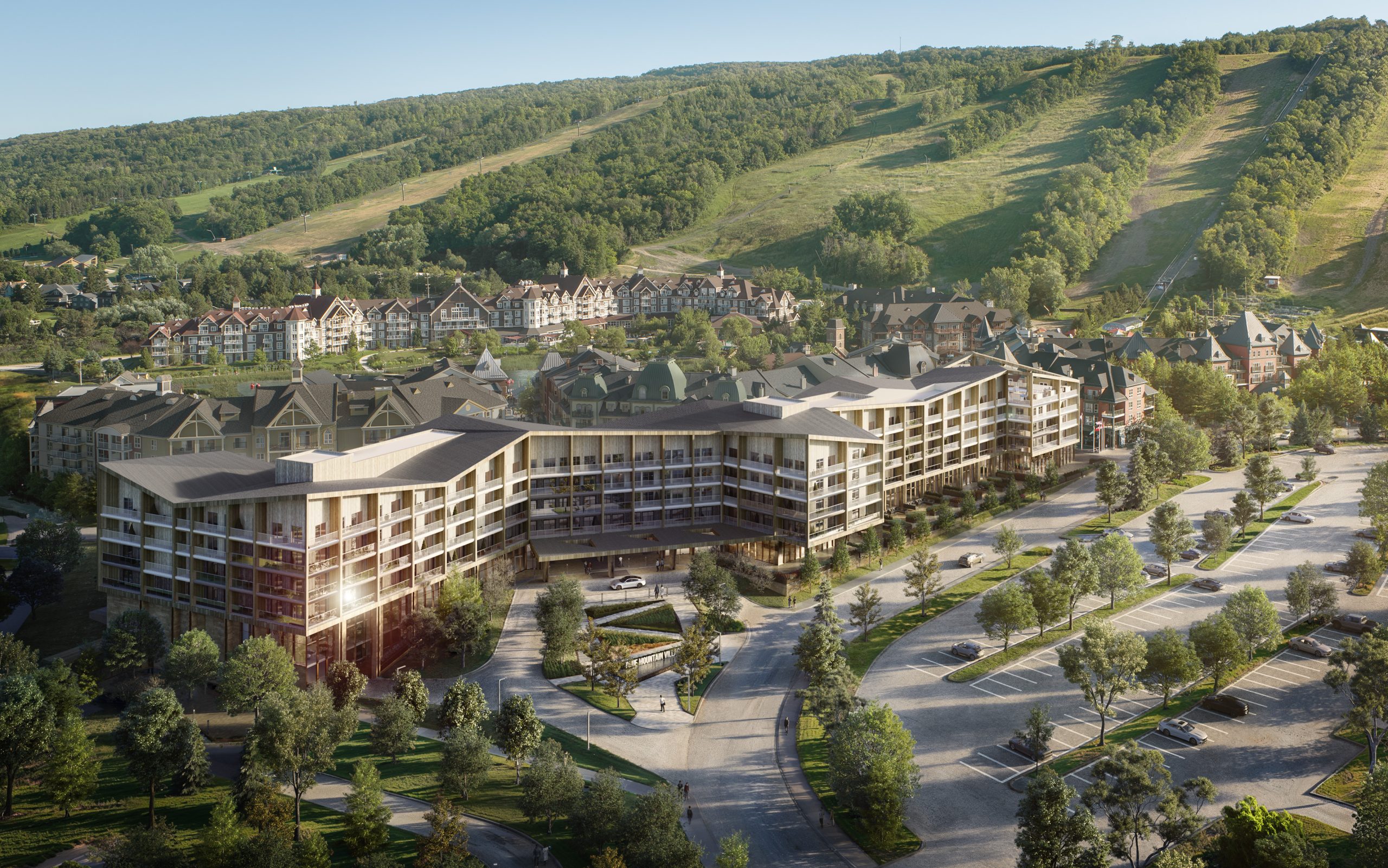 Freed Blue Mountain, The Blue Mountains. Artist’s rendering.