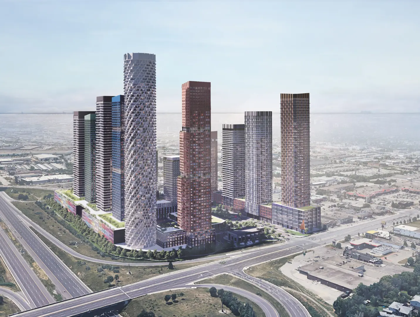 Garden City Commons (Bramrose Square), Brampton. Artist’s rendering.