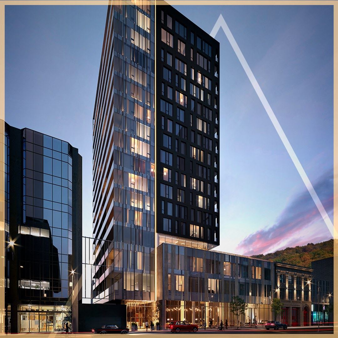 Gatsby Condos, Montréal. Artist’s rendering.