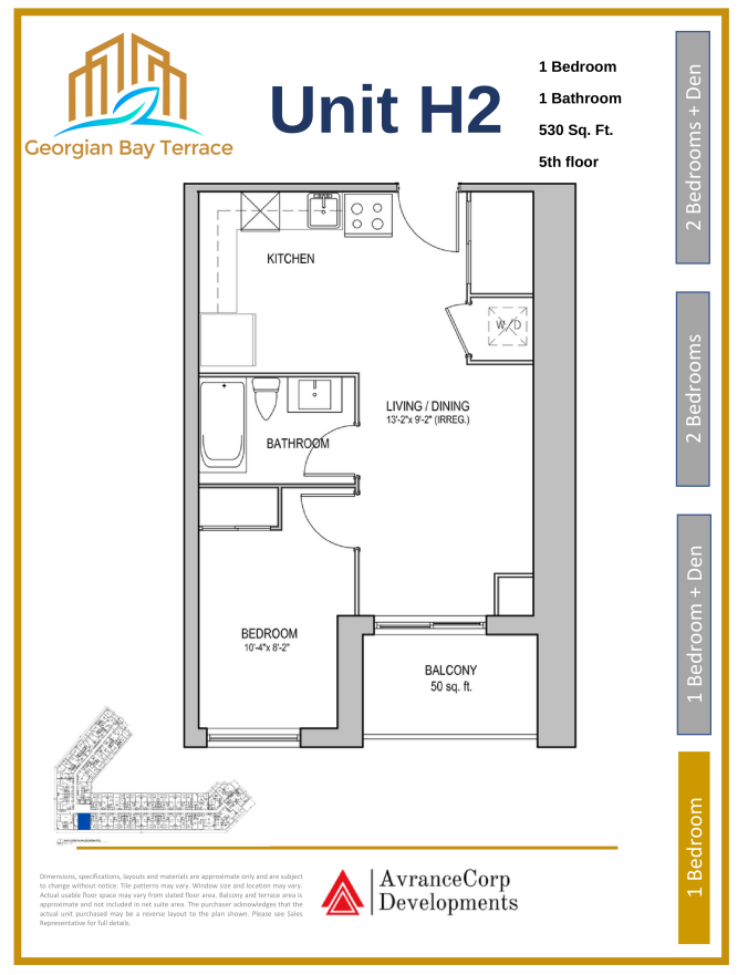 Unit H2 plan preview