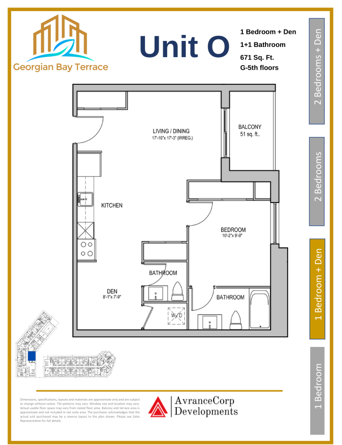 Unit O plan preview