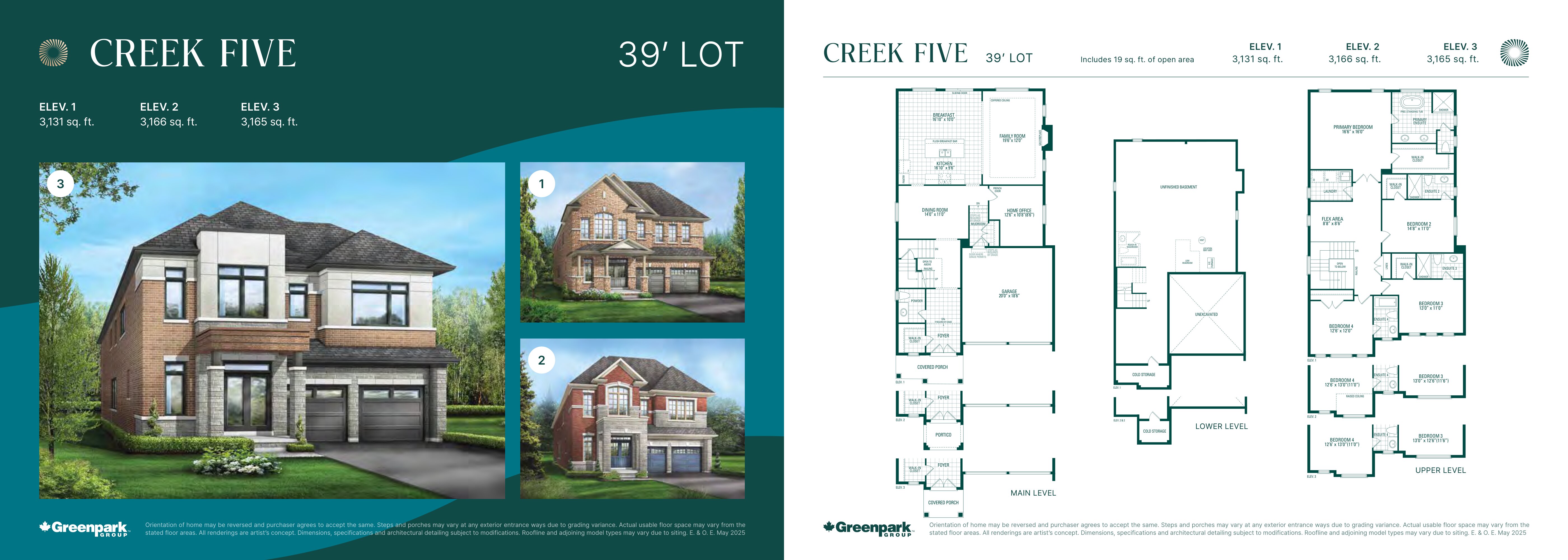 Creek Five - Elev. 3 plan preview