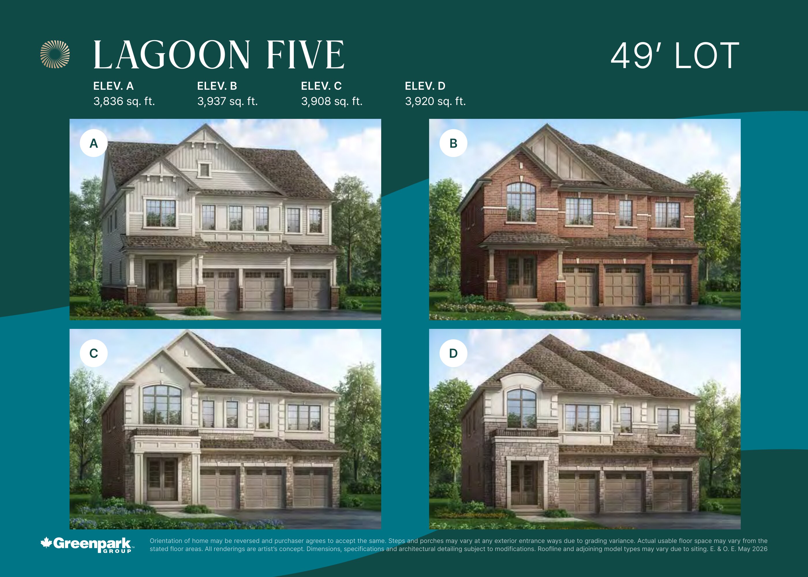 Lagoon Five - Elev. C floor plan