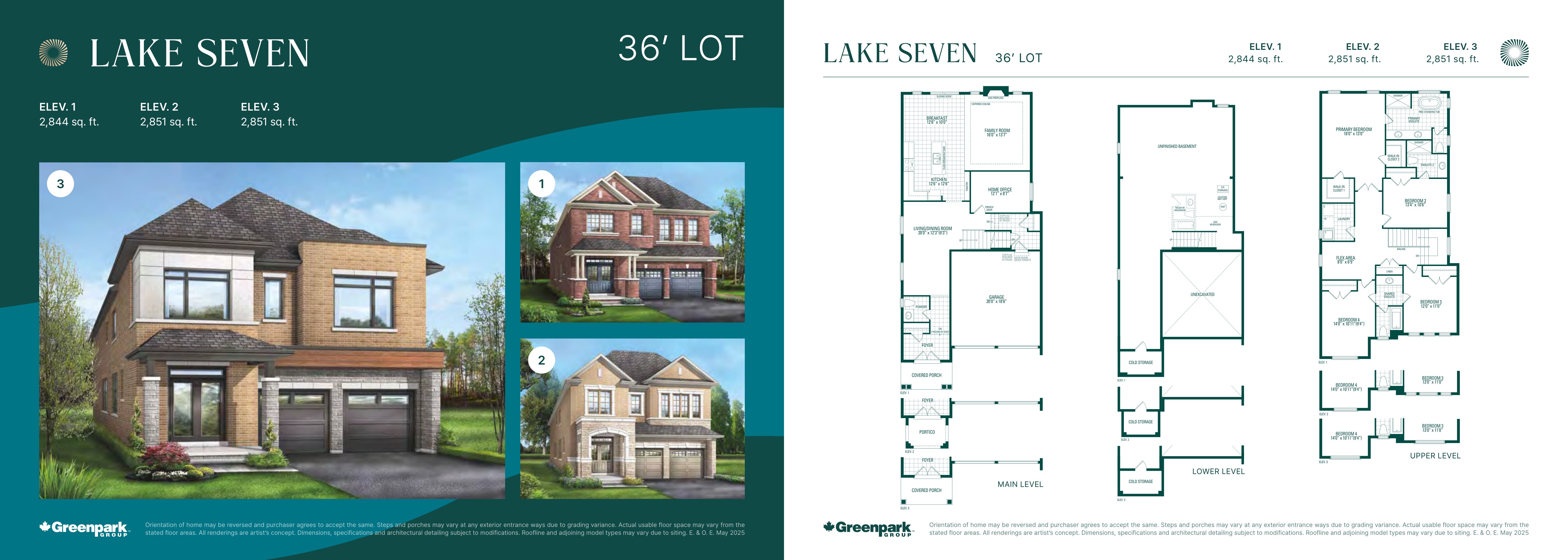 Lake Seven - Elev. 3 plan preview