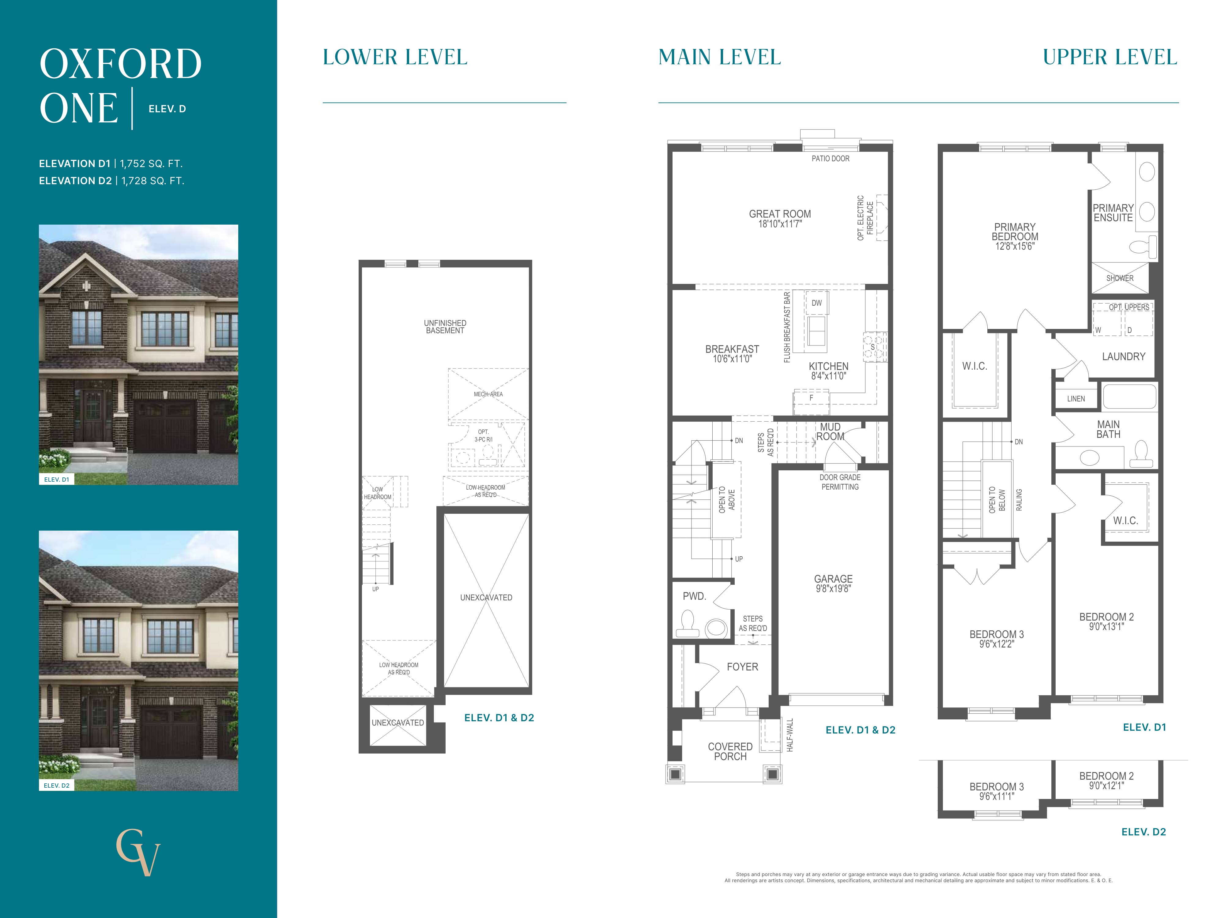 Oxford One - Elev. D2 plan preview