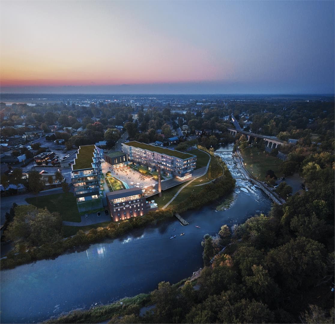 Gibbard District – Building 1 Condos, Napanee. Artist’s rendering.