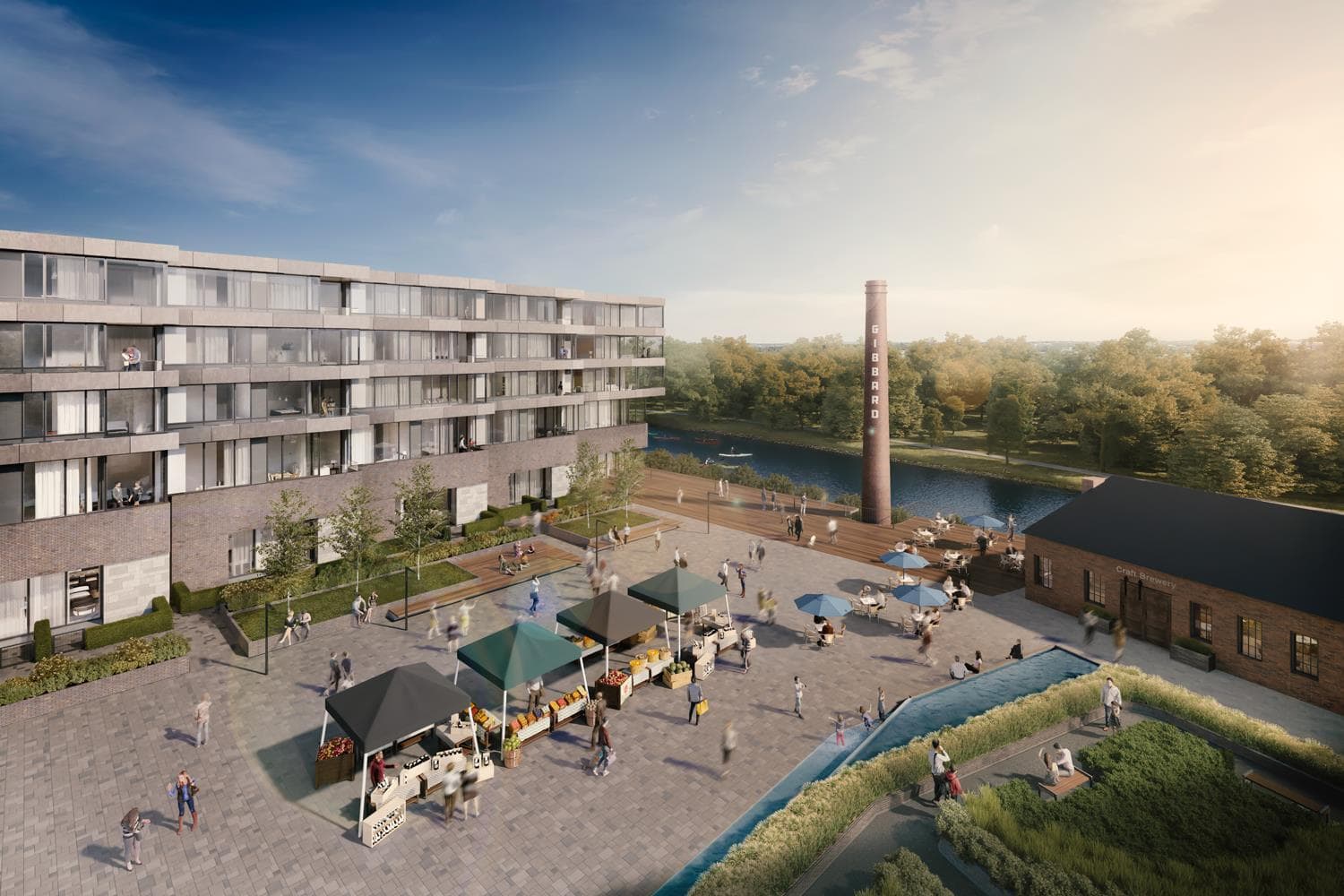 Gibbard District – Building 1 Condos rendering 3