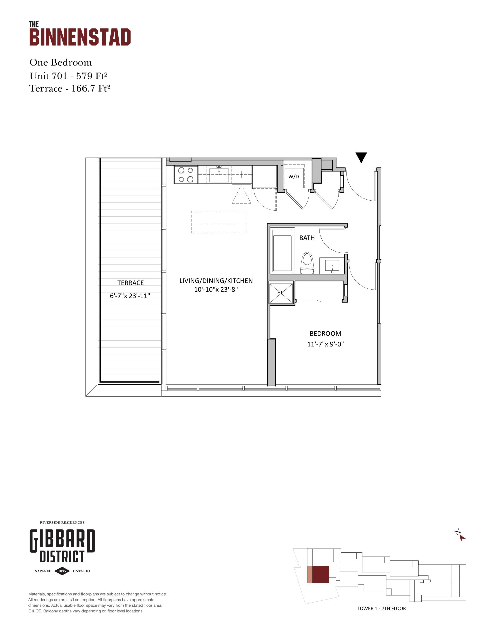 The Binnenstad (Unit 701) plan preview
