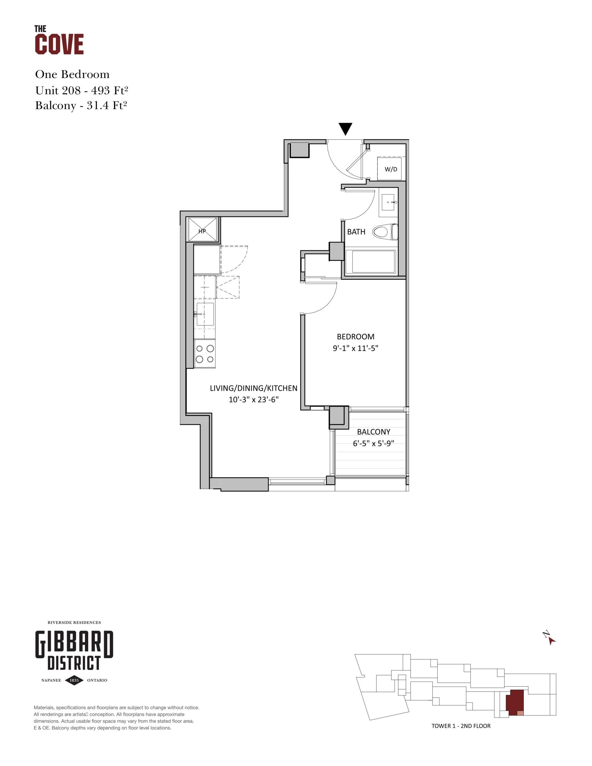 The Cove (Unit 208) plan preview