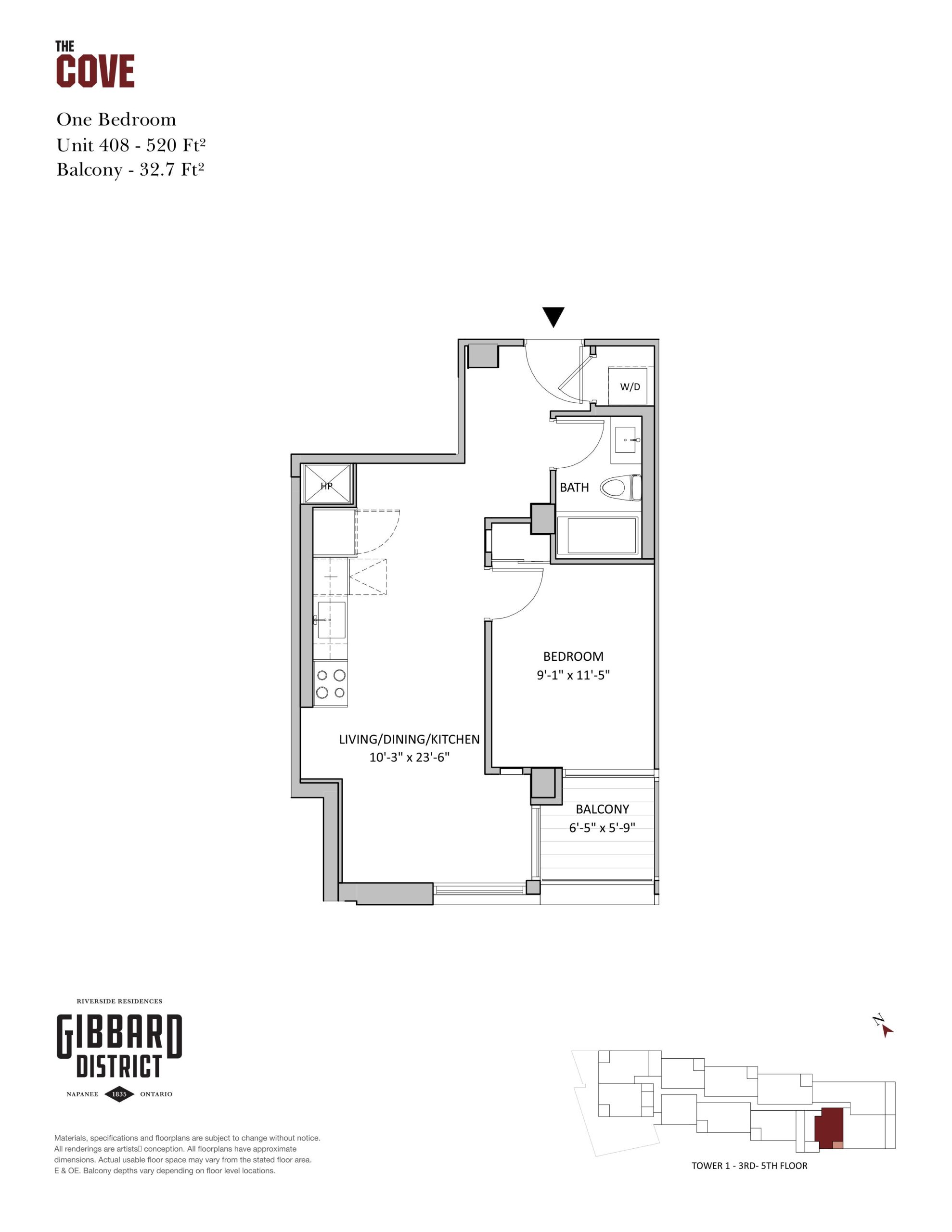 The Cove (Unit 408) plan preview