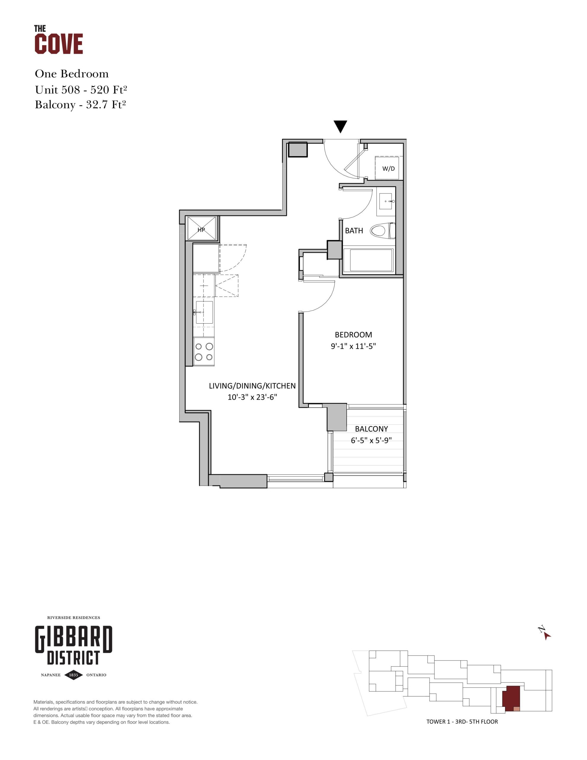 The Cove (Unit 508) plan preview