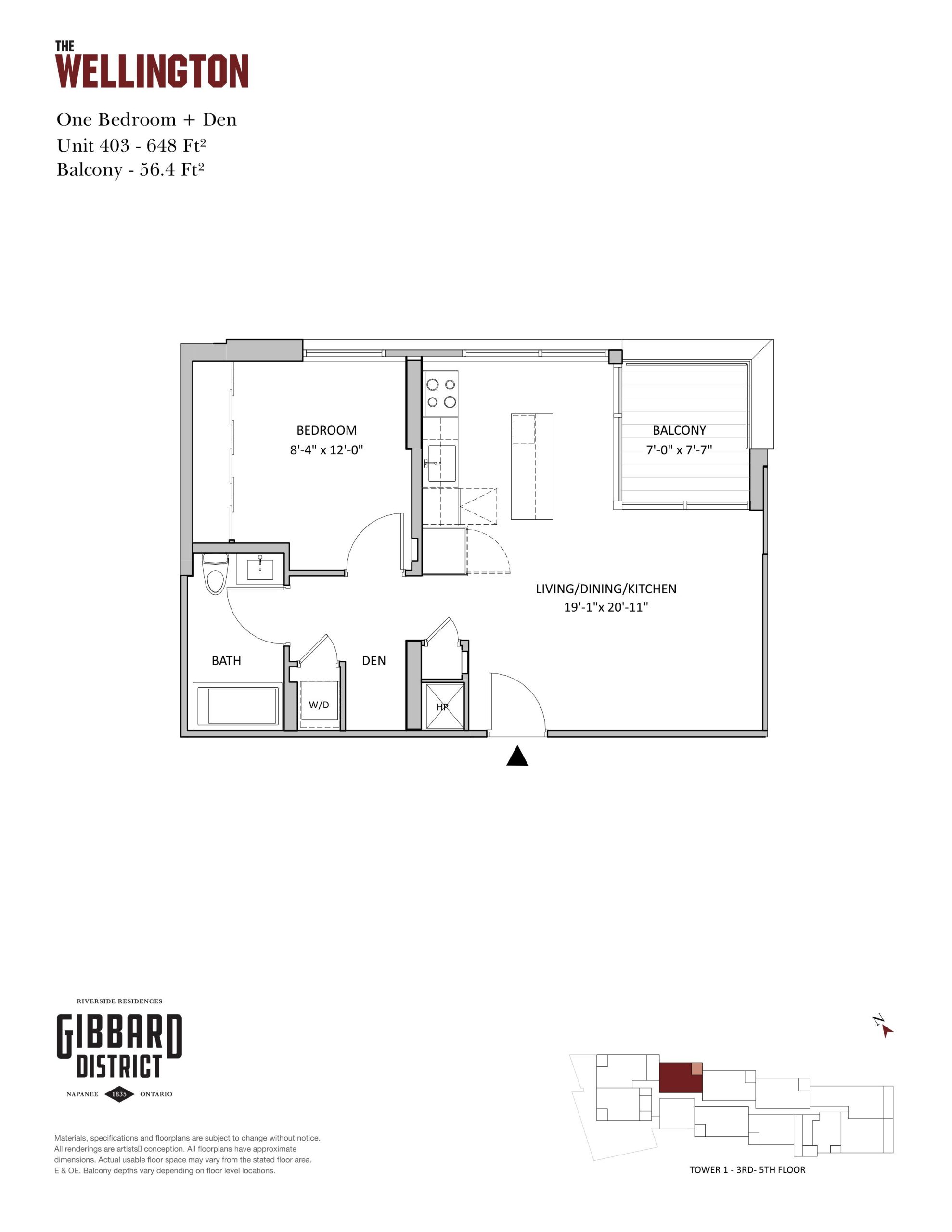 The Wellington (Unit 403) plan preview