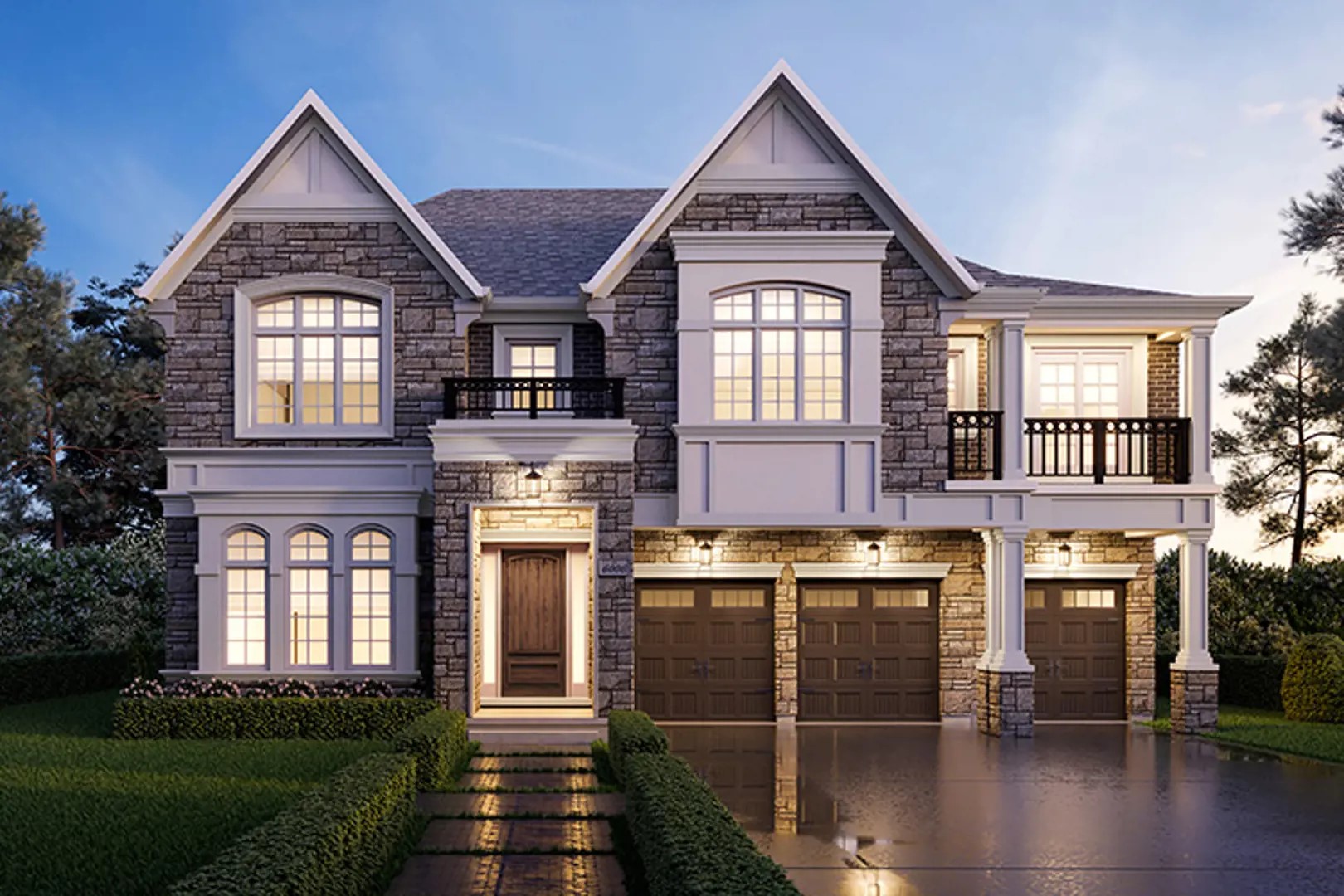 Glen Abbey Encore by Hallett Homes, Oakville. Artist’s rendering.