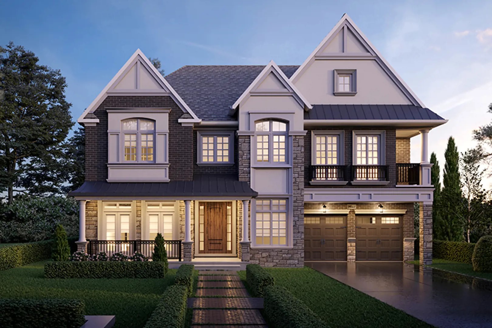 Glen Abbey Encore by Hallett Homes rendering 5
