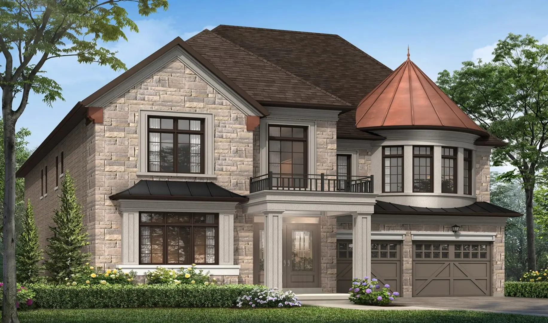 Glen Abbey Encore - Single-Family Homes, Oakville. Artist’s rendering.
