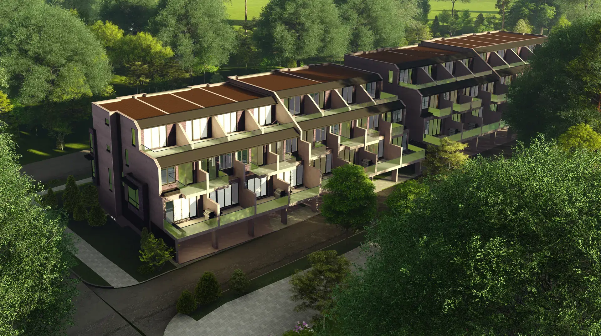 Glengale Townhomes, Toronto. Artist’s rendering.
