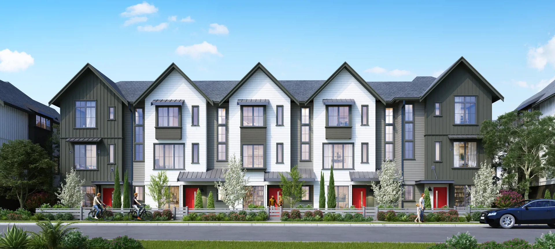 Glenpark Row II, Kelowna. Artist’s rendering.