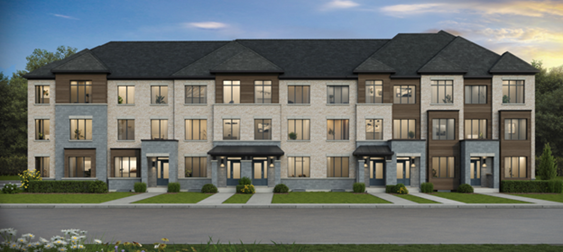 Glenway Townhomes, Newmarket. Artist’s rendering.